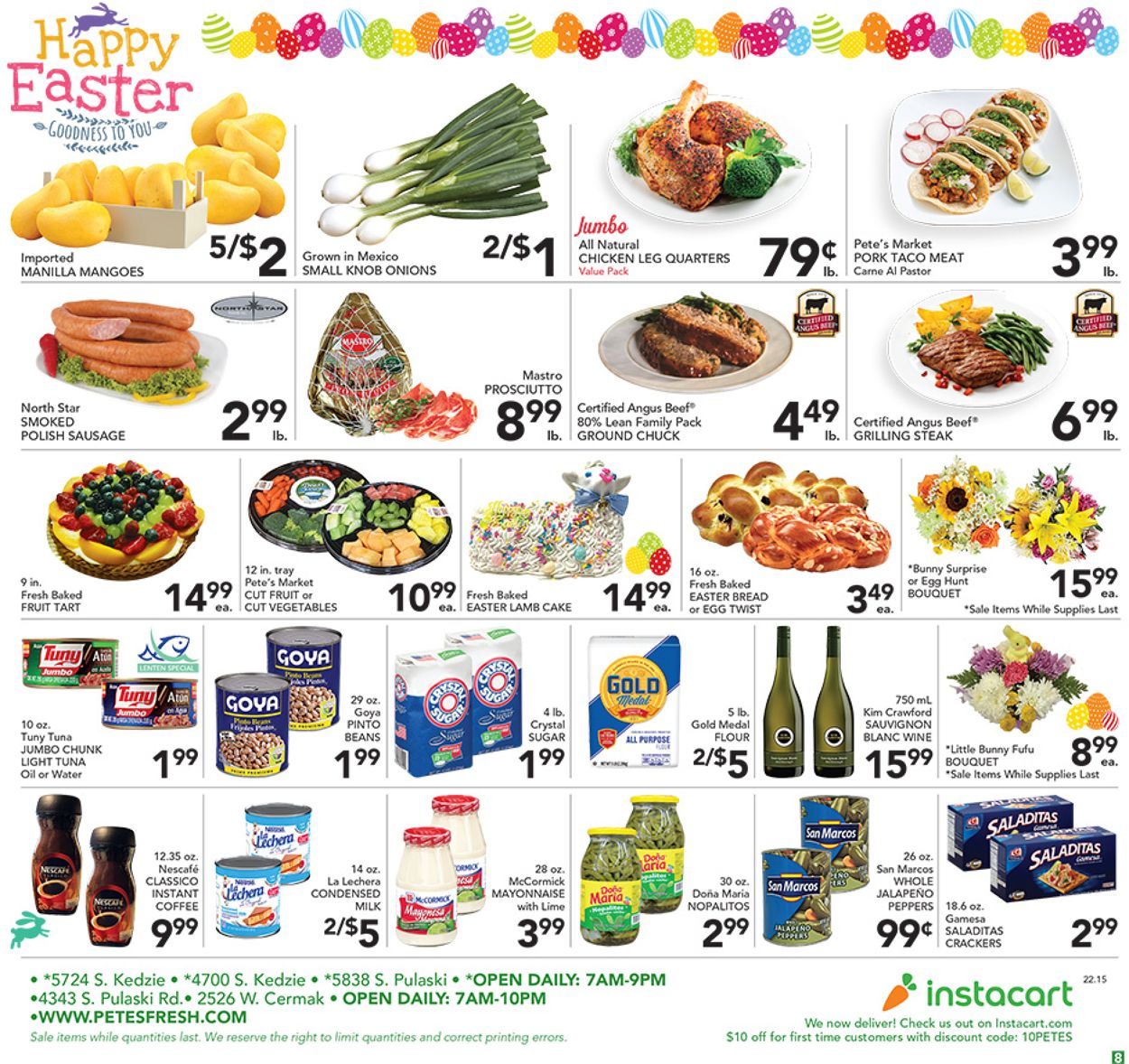 Pete's Fresh Market EASTER 2022 Weekly Ad Circular - valid 04/13-04/19/2022 (Page 8)
