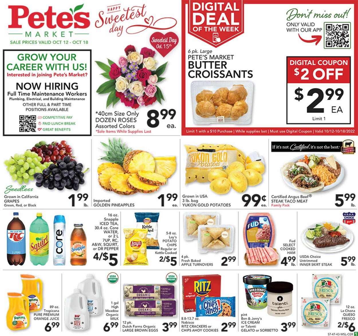 Pete's Fresh Market Weekly Ad Circular - valid 10/12-10/18/2022
