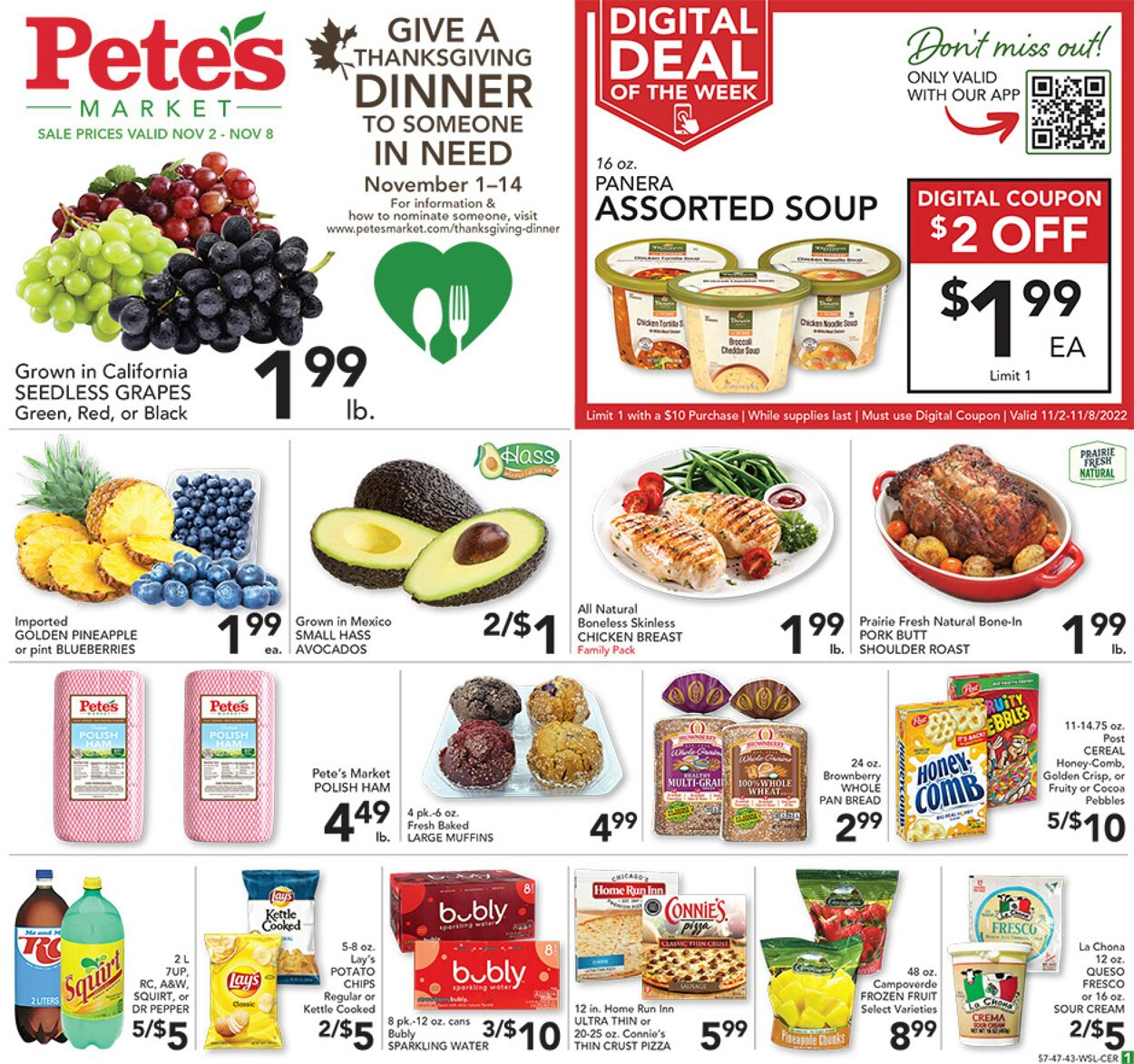 Pete's Fresh Market Weekly Ad Circular - valid 11/02-11/08/2022
