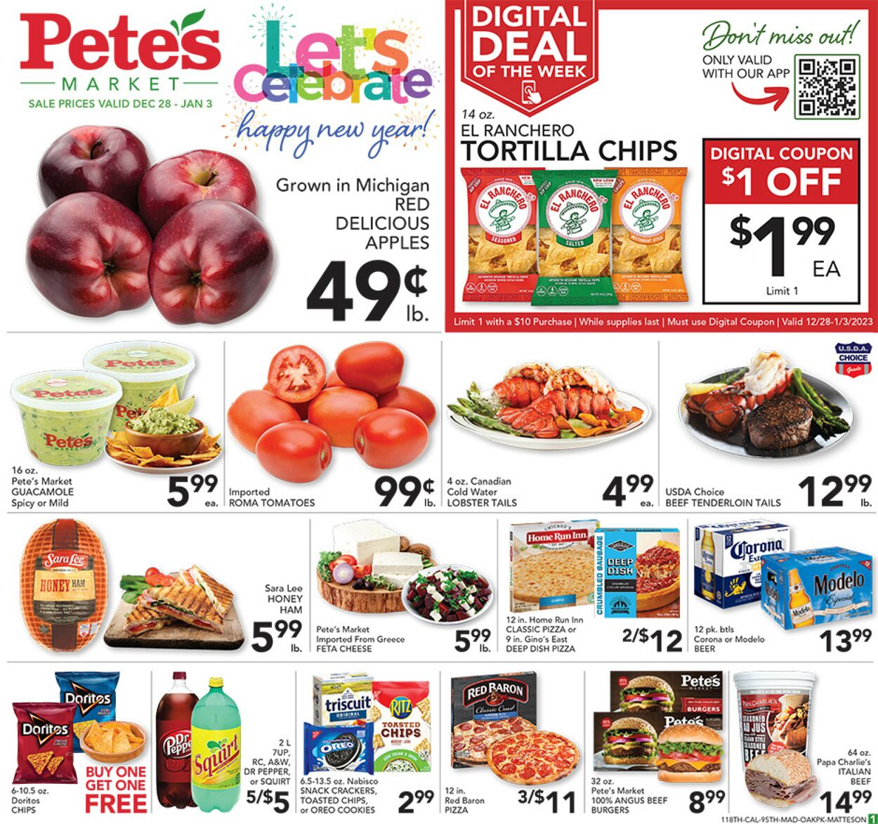 Pete's Fresh Market Weekly Ad Circular - valid 12/28-01/03/2023