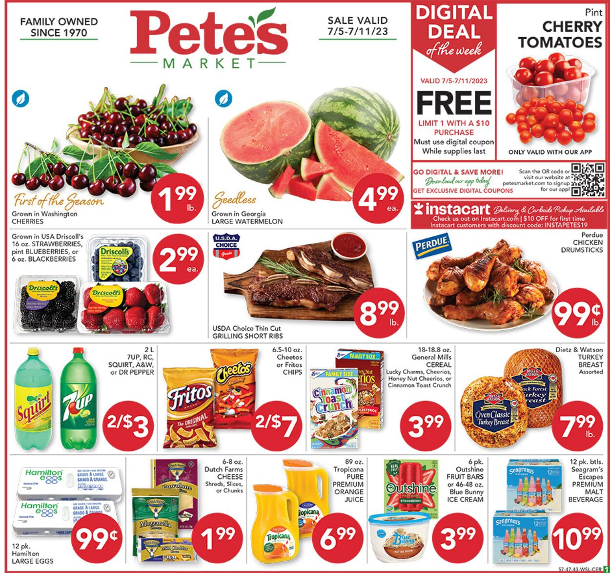 Pete's Fresh Market Weekly Ad Circular - valid 07/05-07/11/2023