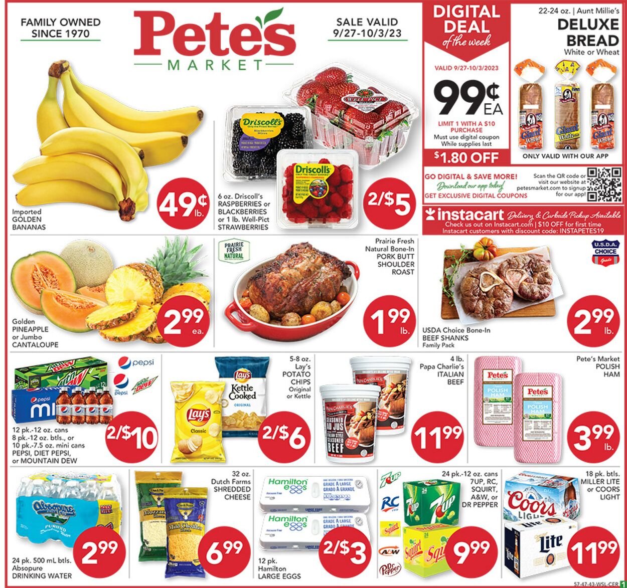 Pete's Fresh Market Weekly Ad Circular - valid 09/27-10/03/2023