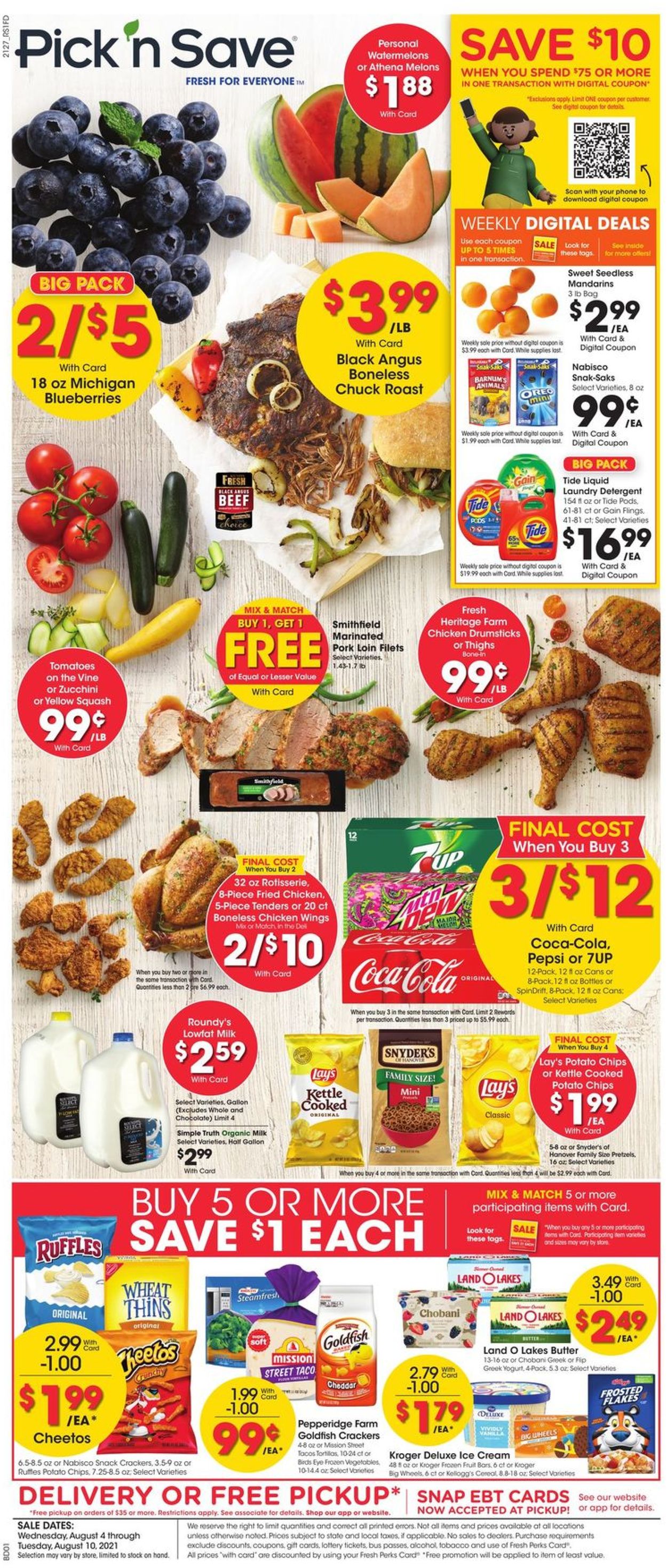 Pick ‘n Save Weekly Ad Circular - valid 08/04-08/10/2021