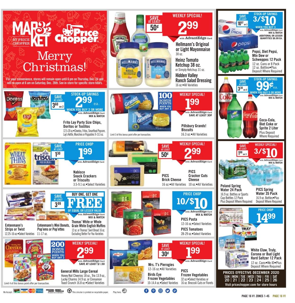 Price Chopper Christmas As 2020 Weekly Ad Circular - valid 12/20-12/26/2020 (Page 20)