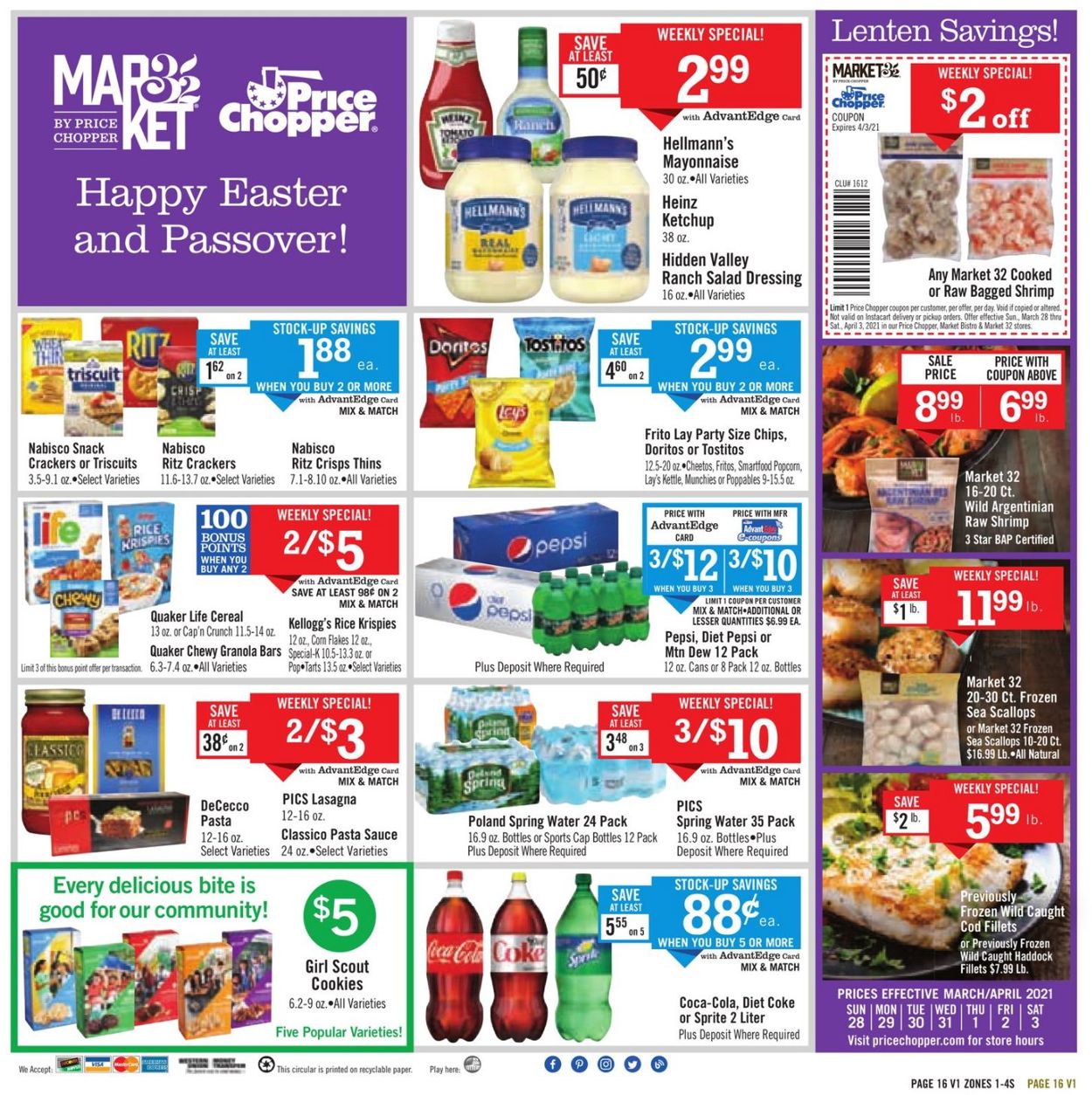 Price Chopper - Easter 2021 Weekly Ad Circular - valid 03/28-04/03/2021 (Page 16)