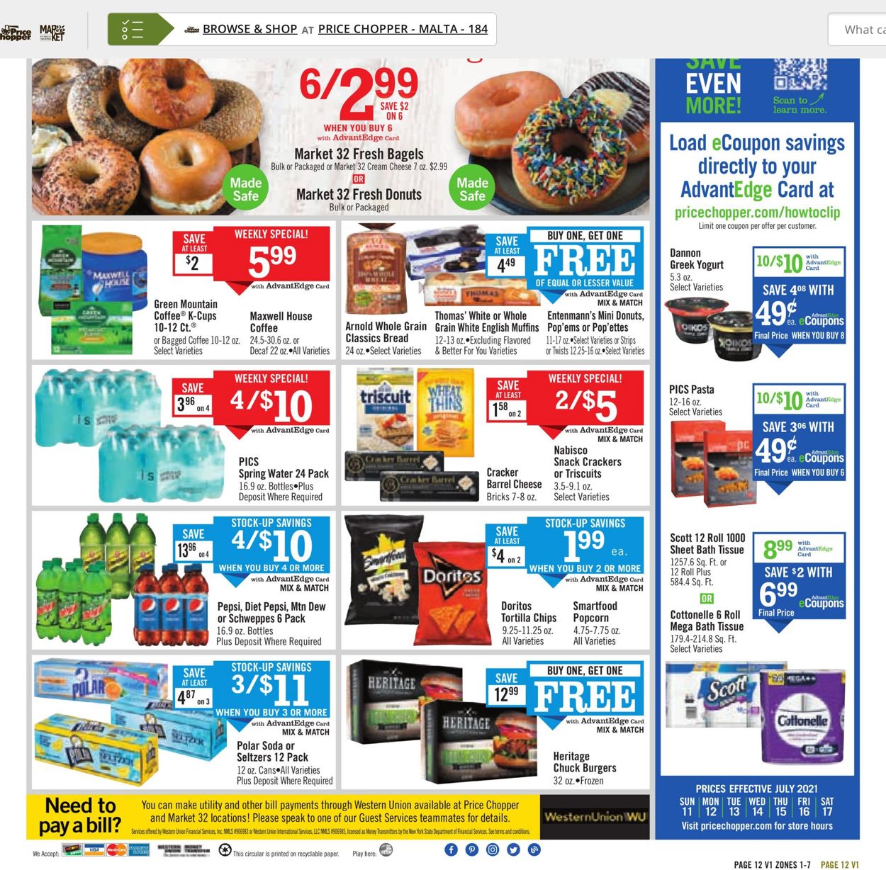 Price Chopper Weekly Ad Circular - valid 07/11-07/17/2021 (Page 12)