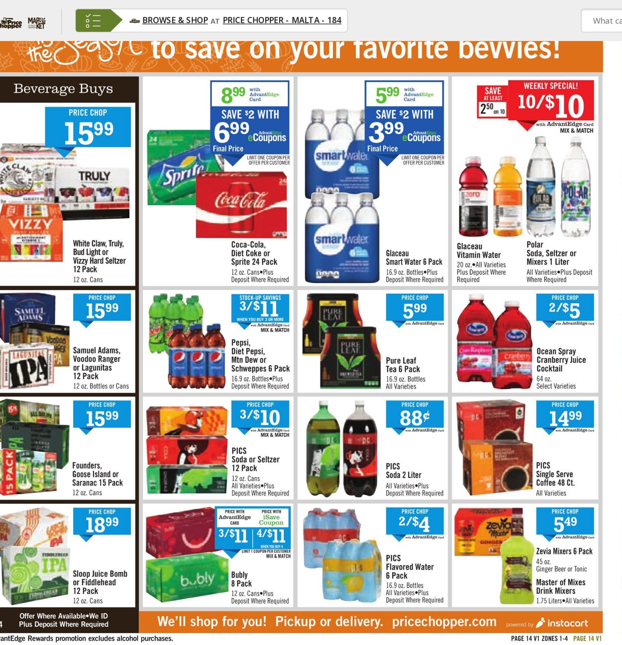 Price Chopper THANKSGIVING 2021 Weekly Ad Circular - valid 11/21-11/27/2021 (Page 14)