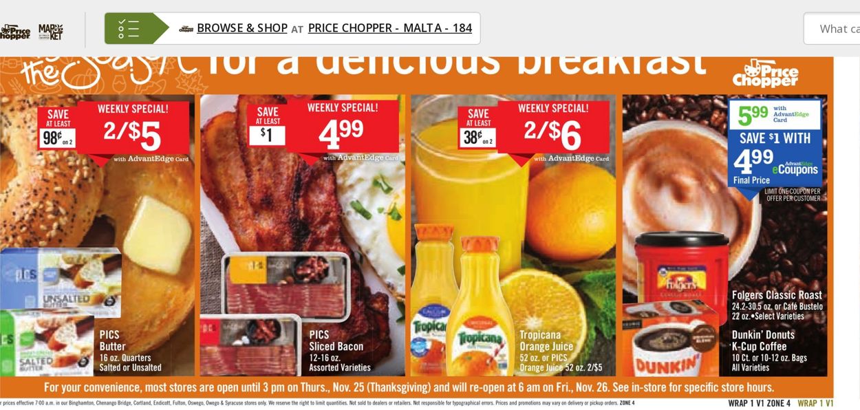Price Chopper THANKSGIVING 2021 Weekly Ad Circular - valid 11/21-11/27/2021 (Page 17)