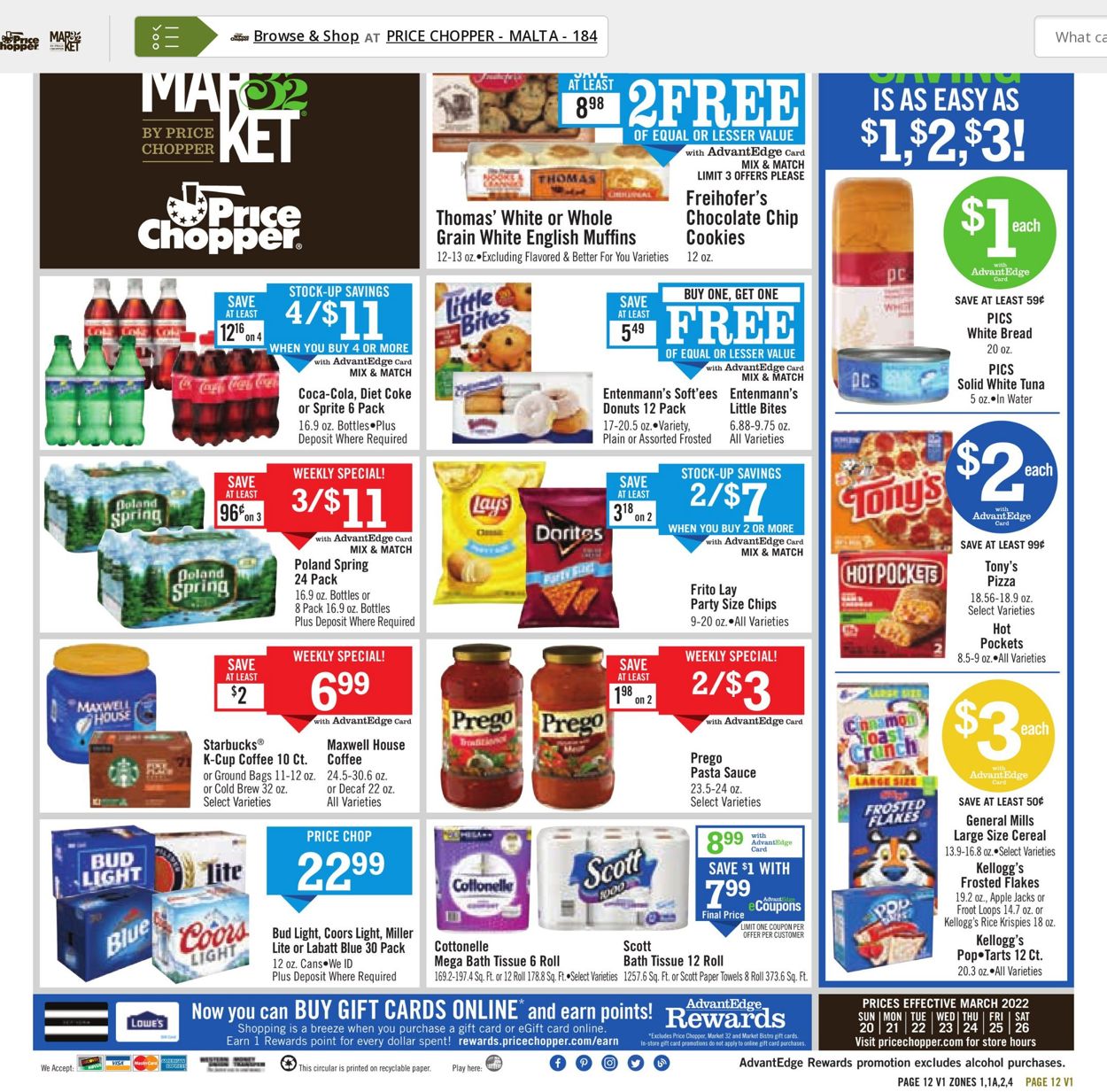 Price Chopper Weekly Ad Circular - valid 03/20-03/26/2022 (Page 12)