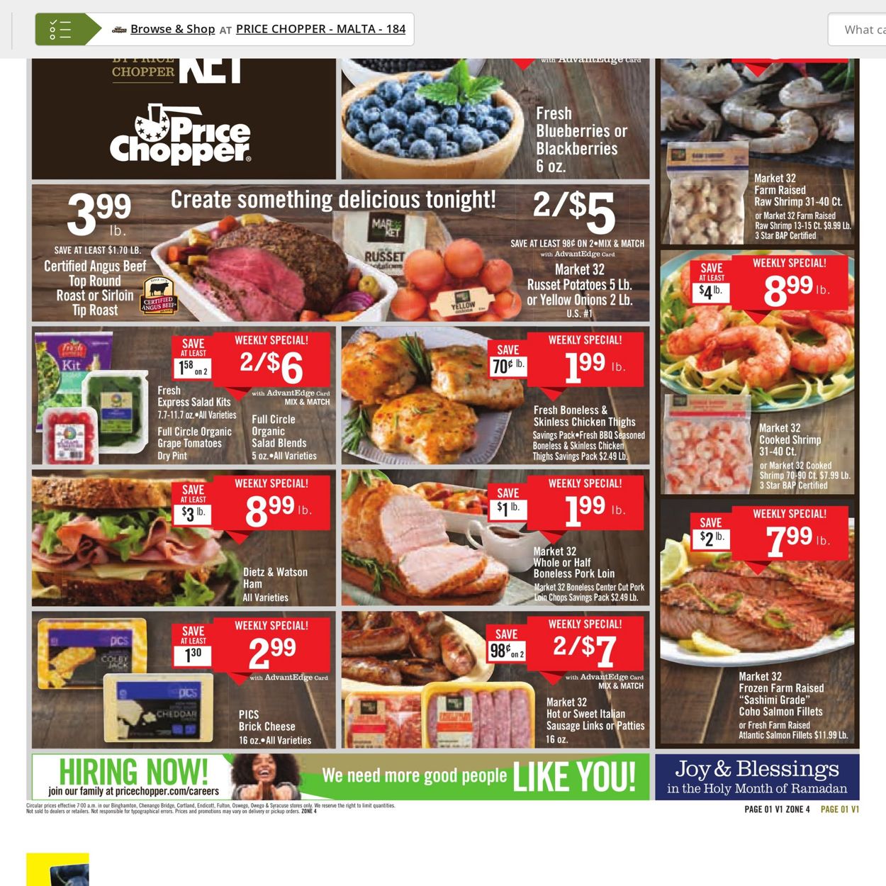 Price Chopper Weekly Ad Circular - valid 04/03-04/09/2022