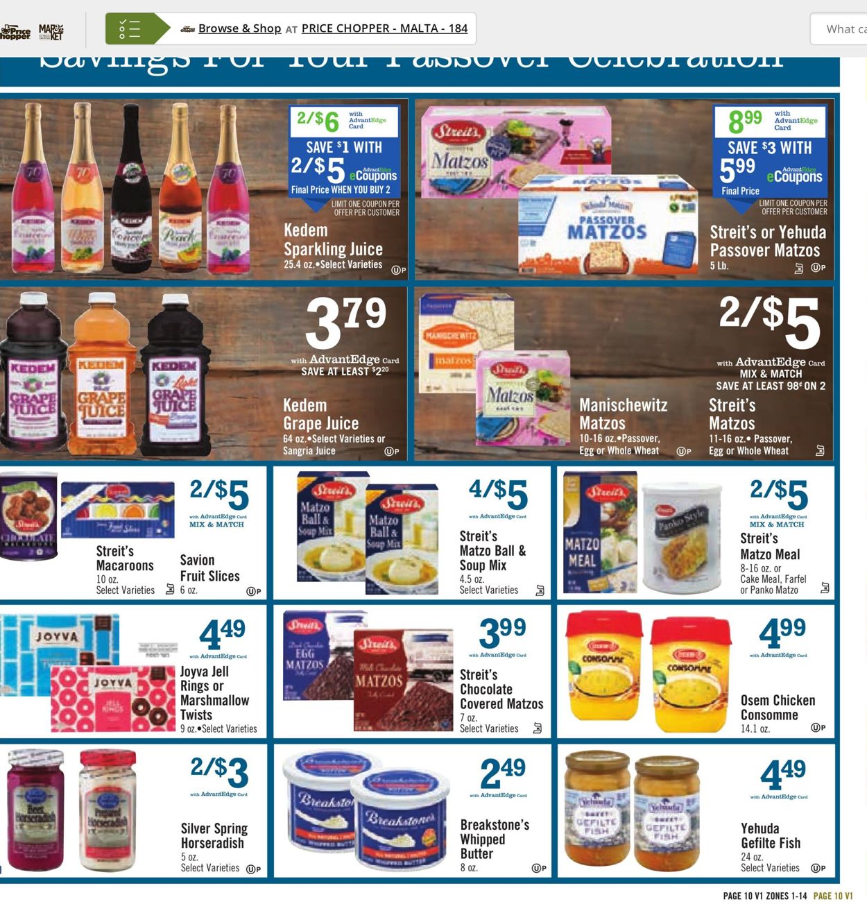 Price Chopper EASTER 2022 Weekly Ad Circular - valid 04/10-04/16/2022 (Page 10)