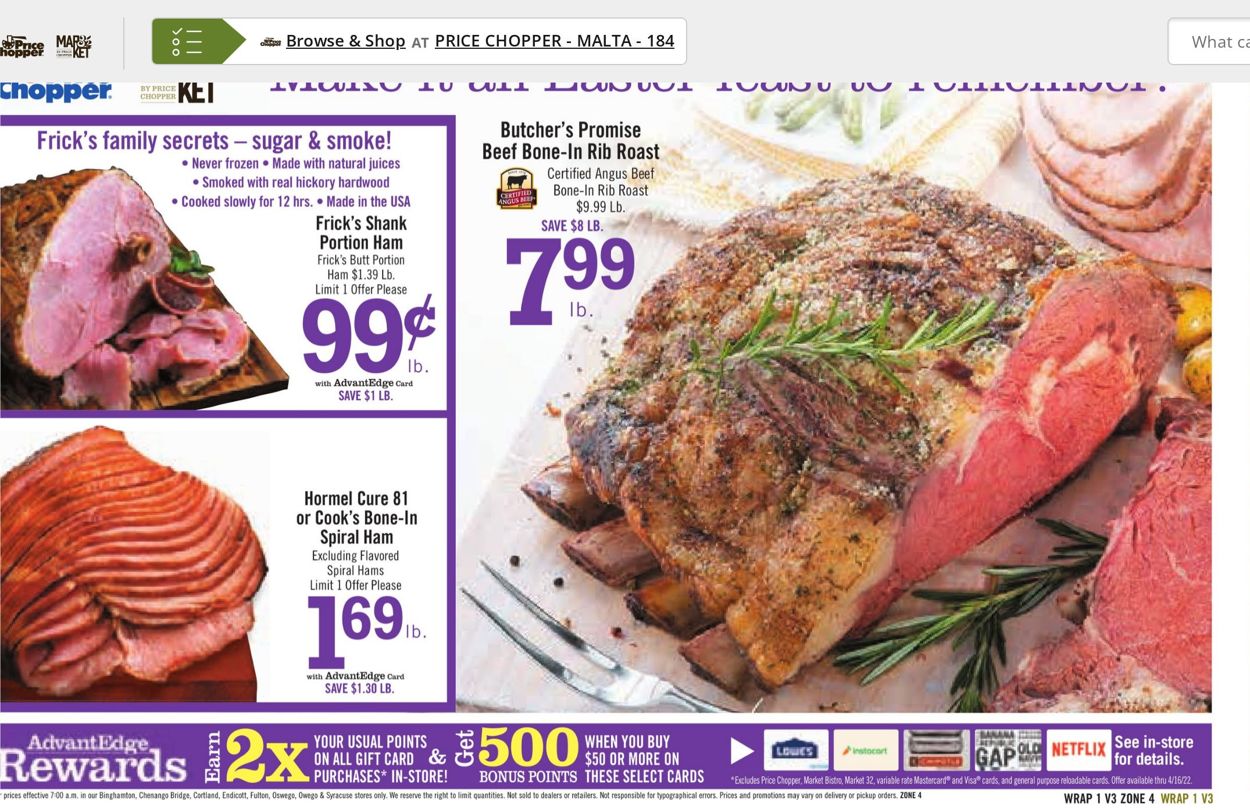 Price Chopper EASTER 2022 Weekly Ad Circular - valid 04/10-04/16/2022 (Page 17)
