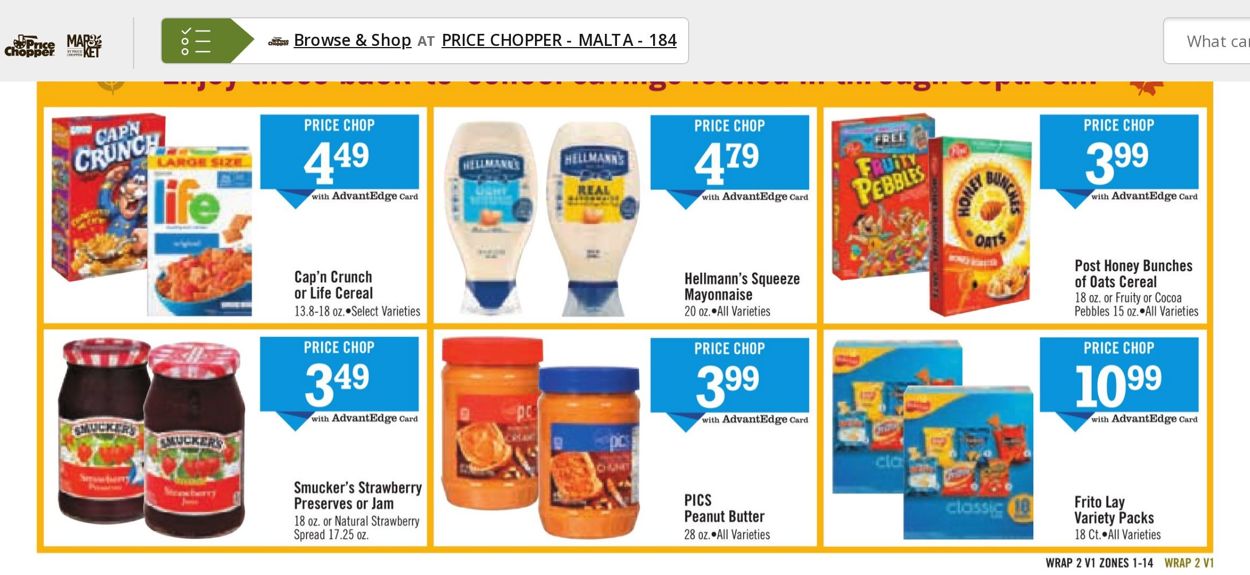 Price Chopper Weekly Ad Circular - valid 08/21-08/27/2022 (Page 14)