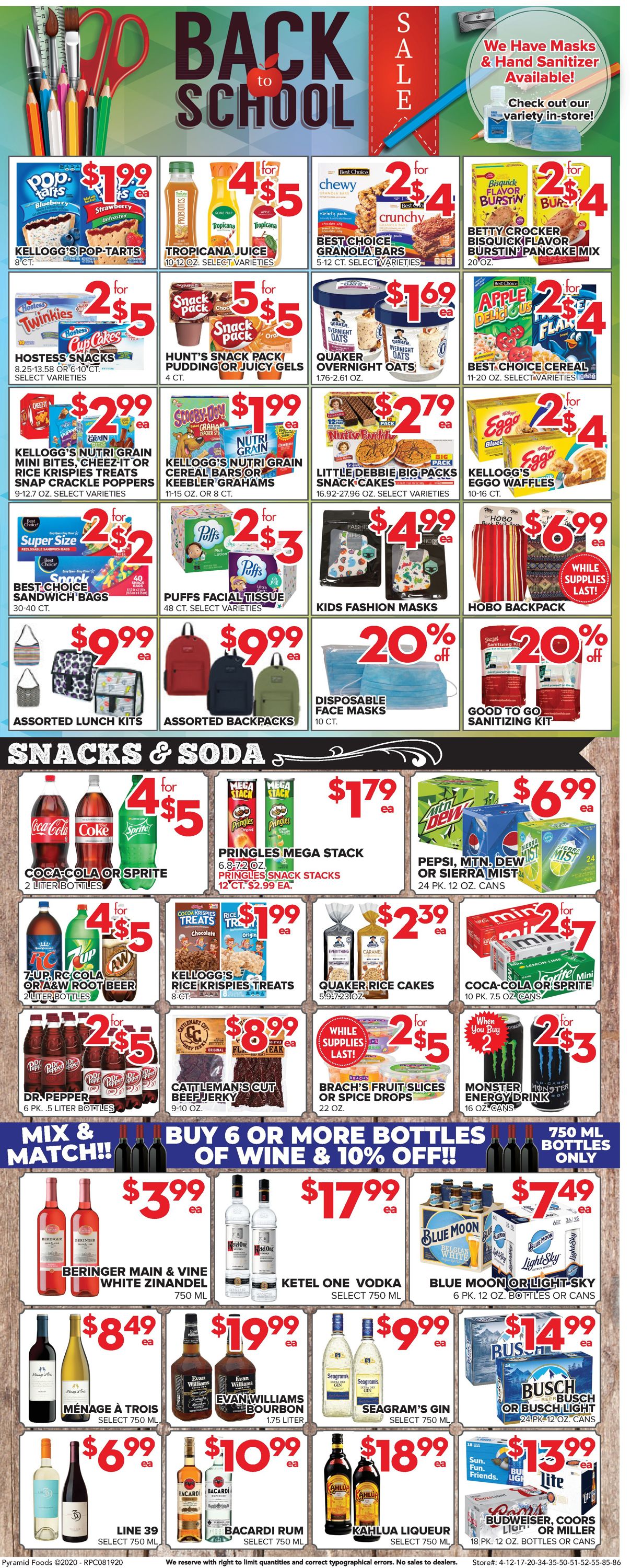 Price Cutter Weekly Ad Circular - valid 08/19-08/25/2020 (Page 4)
