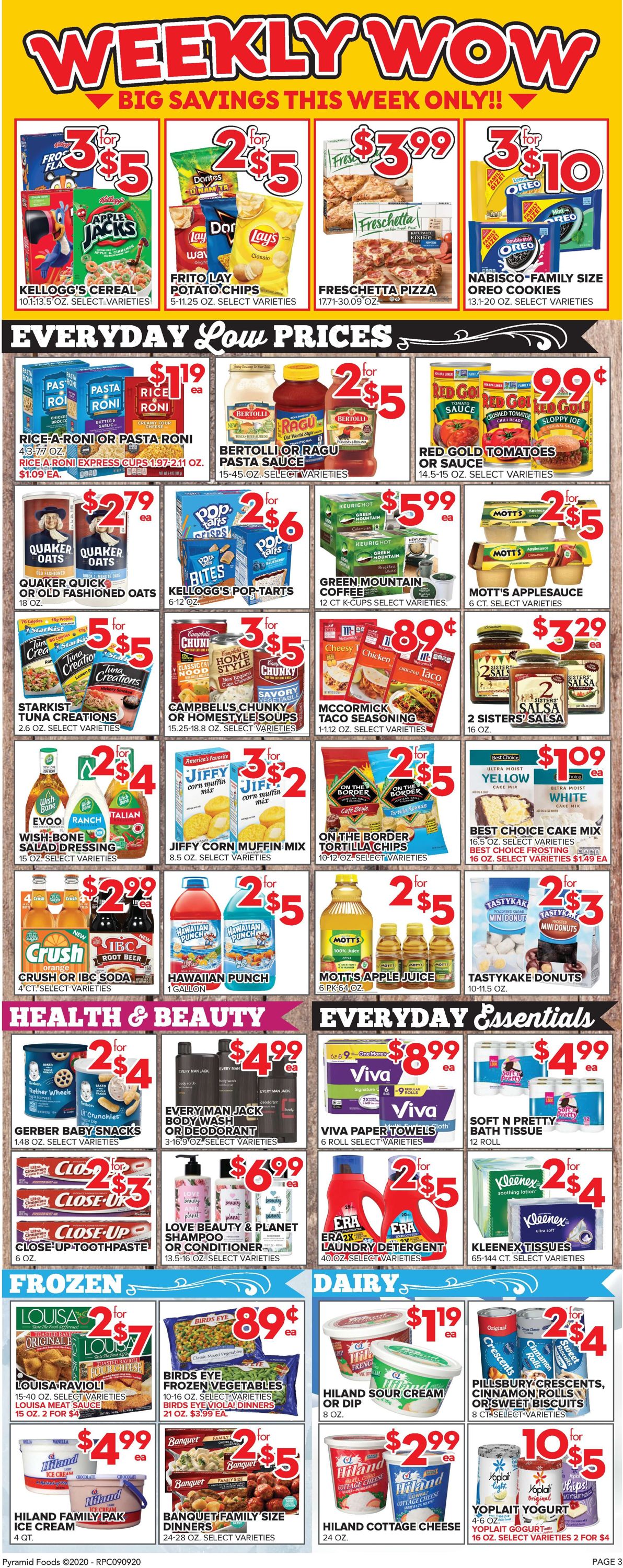 Price Cutter Weekly Ad Circular - valid 09/09-09/15/2020 (Page 3)
