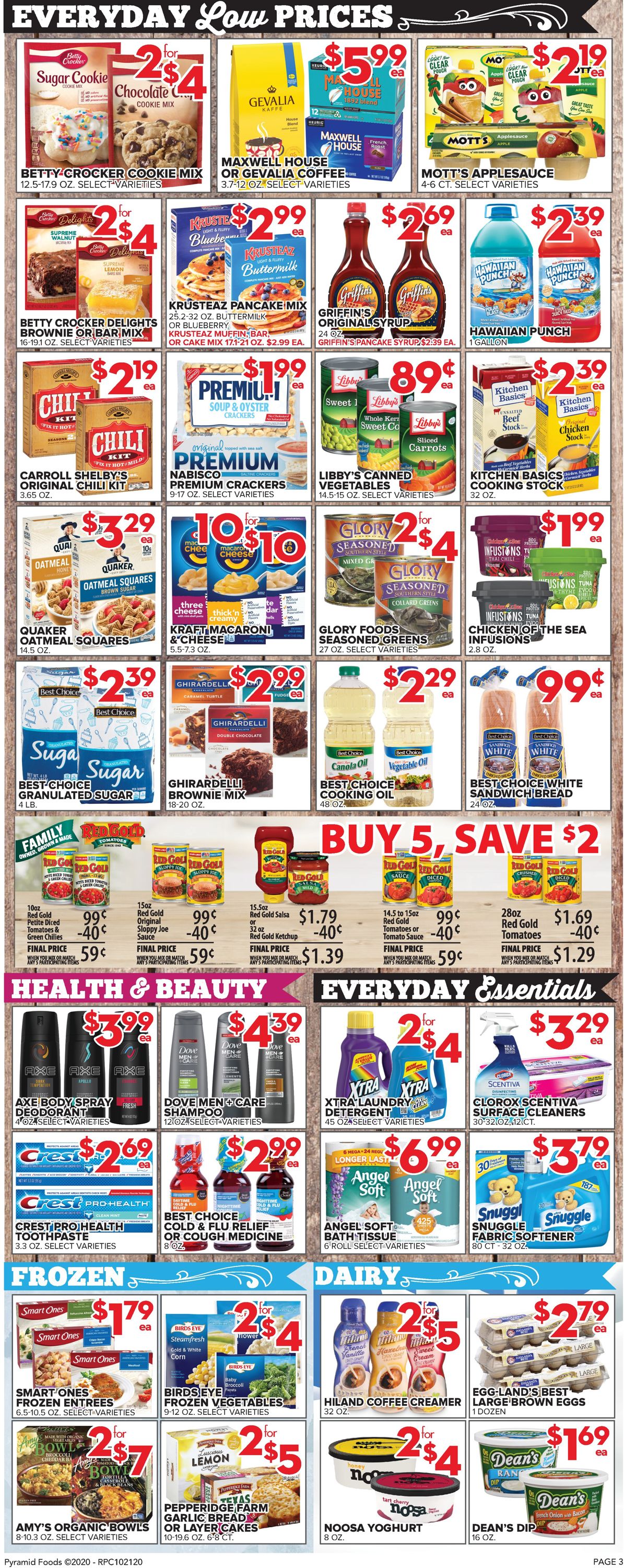 Price Cutter Weekly Ad Circular - valid 10/21-10/27/2020 (Page 3)