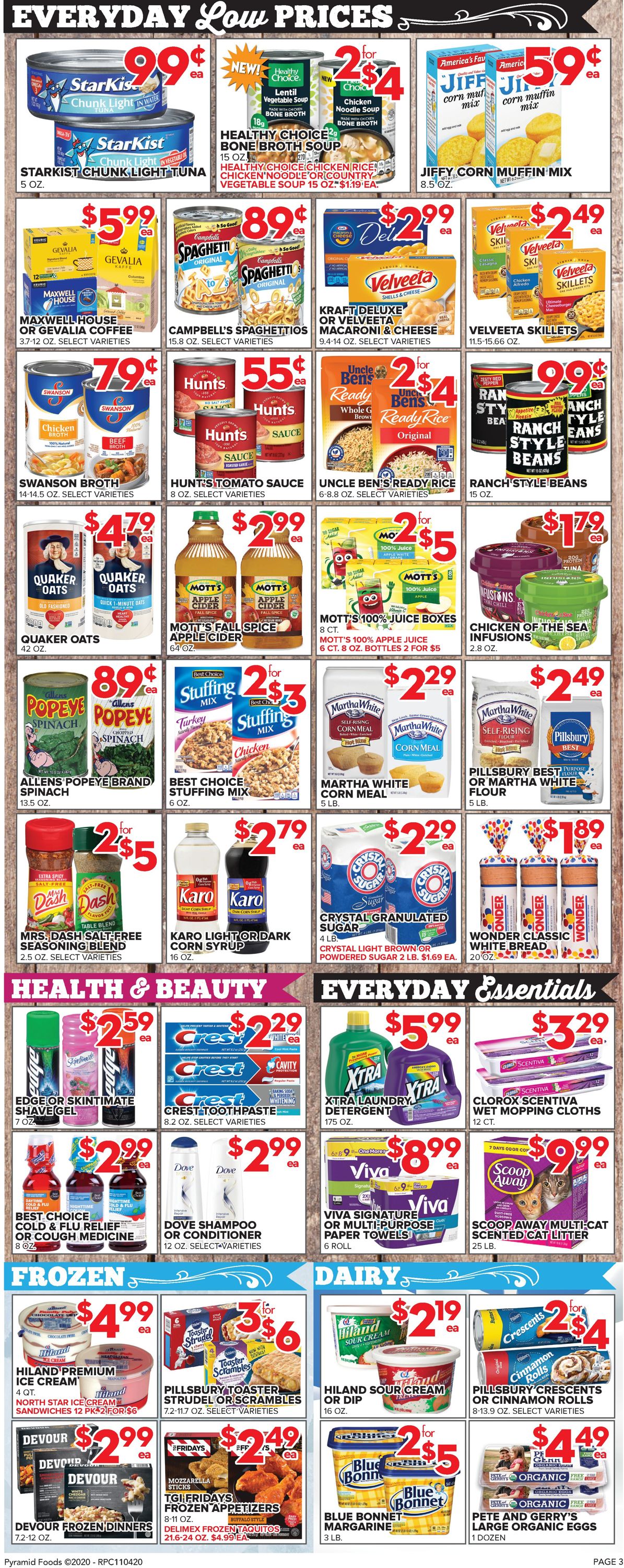Price Cutter Weekly Ad Circular - valid 11/04-11/10/2020 (Page 3)