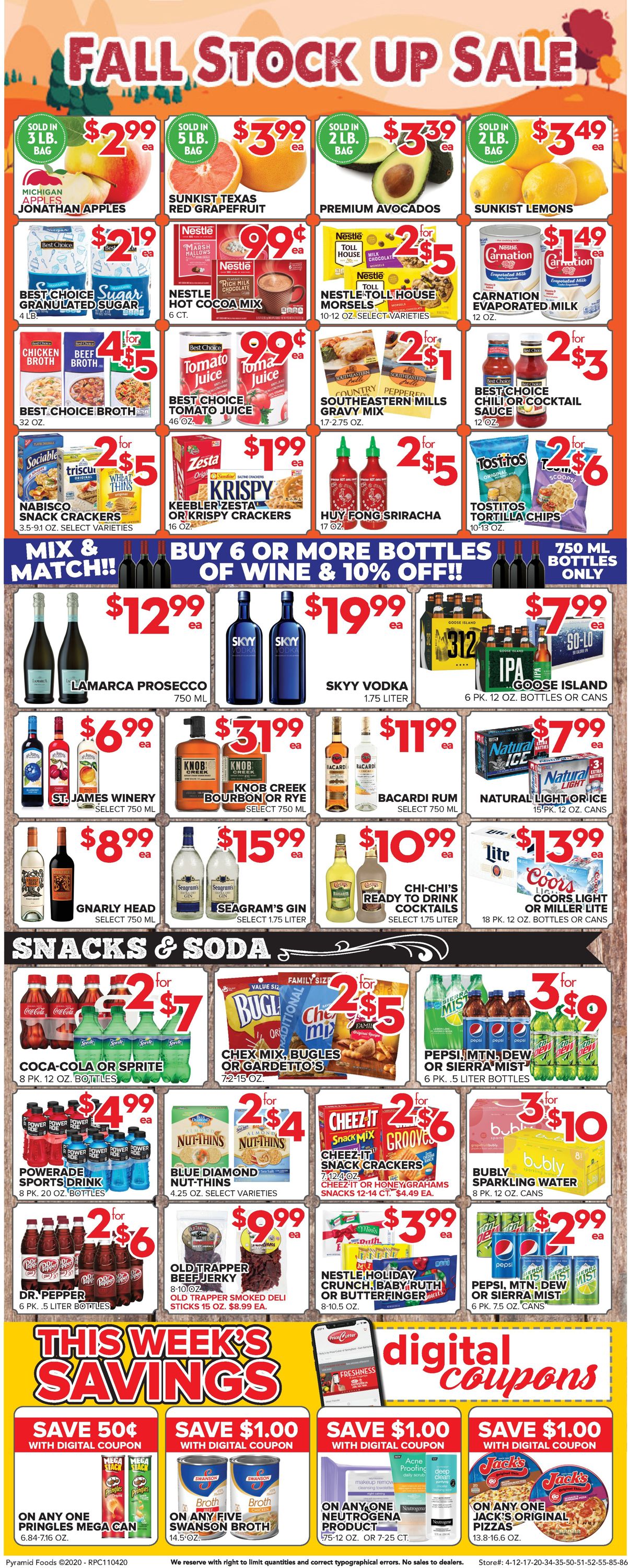 Price Cutter Weekly Ad Circular - valid 11/04-11/10/2020 (Page 4)