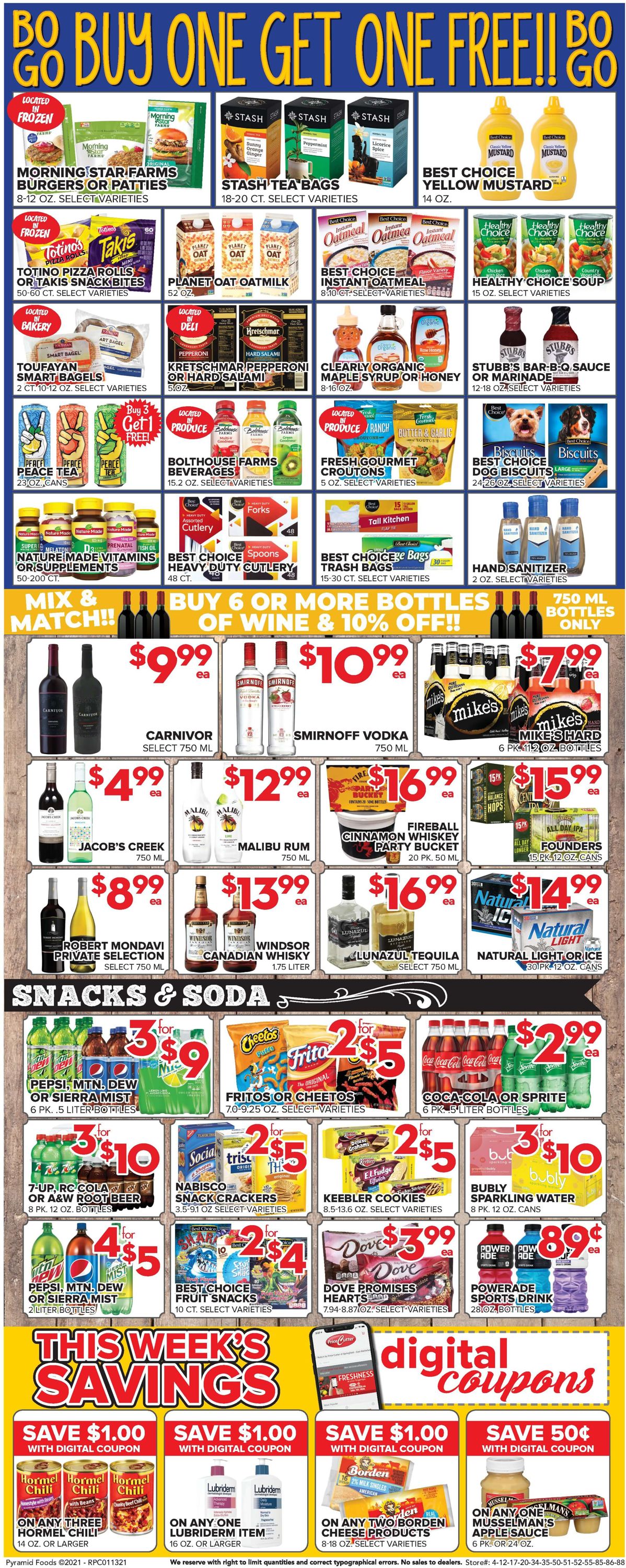 Price Cutter Weekly Ad Circular - valid 01/13-01/19/2021 (Page 4)