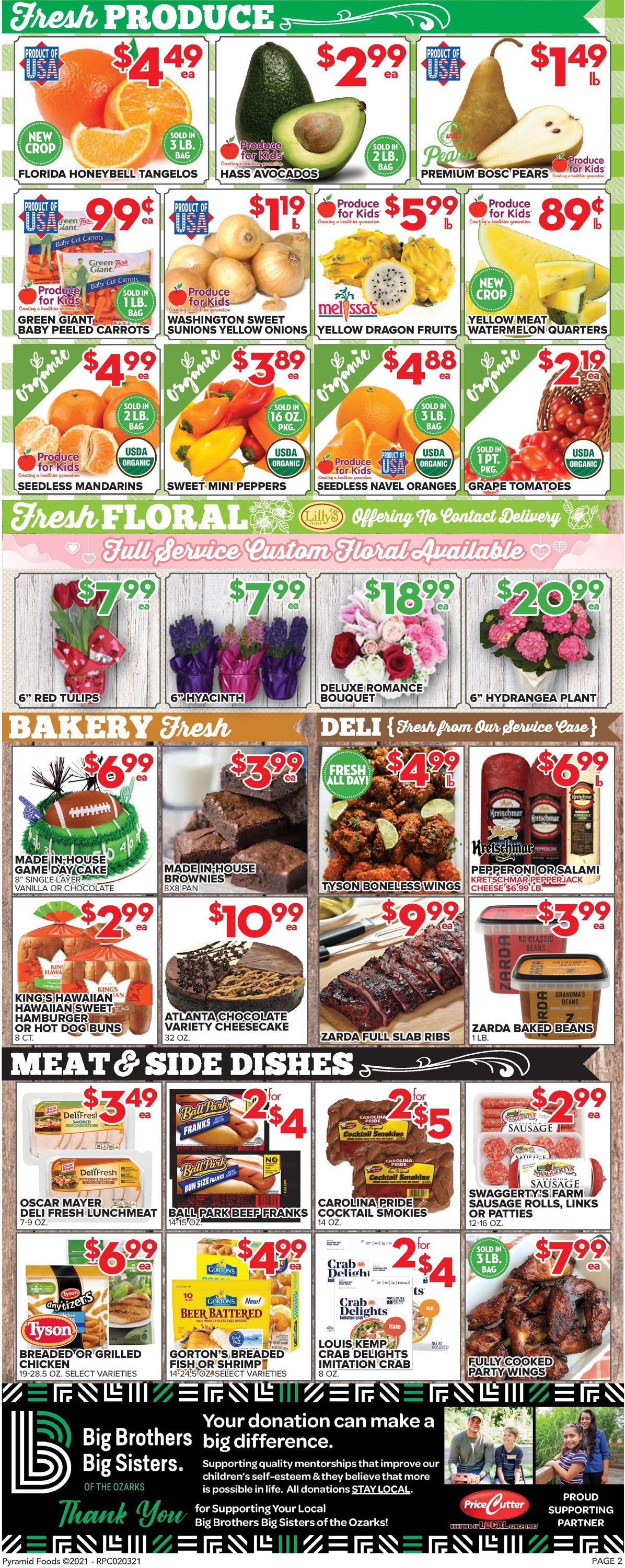 Price Cutter Weekly Ad Circular - valid 02/03-02/09/2021 (Page 2)