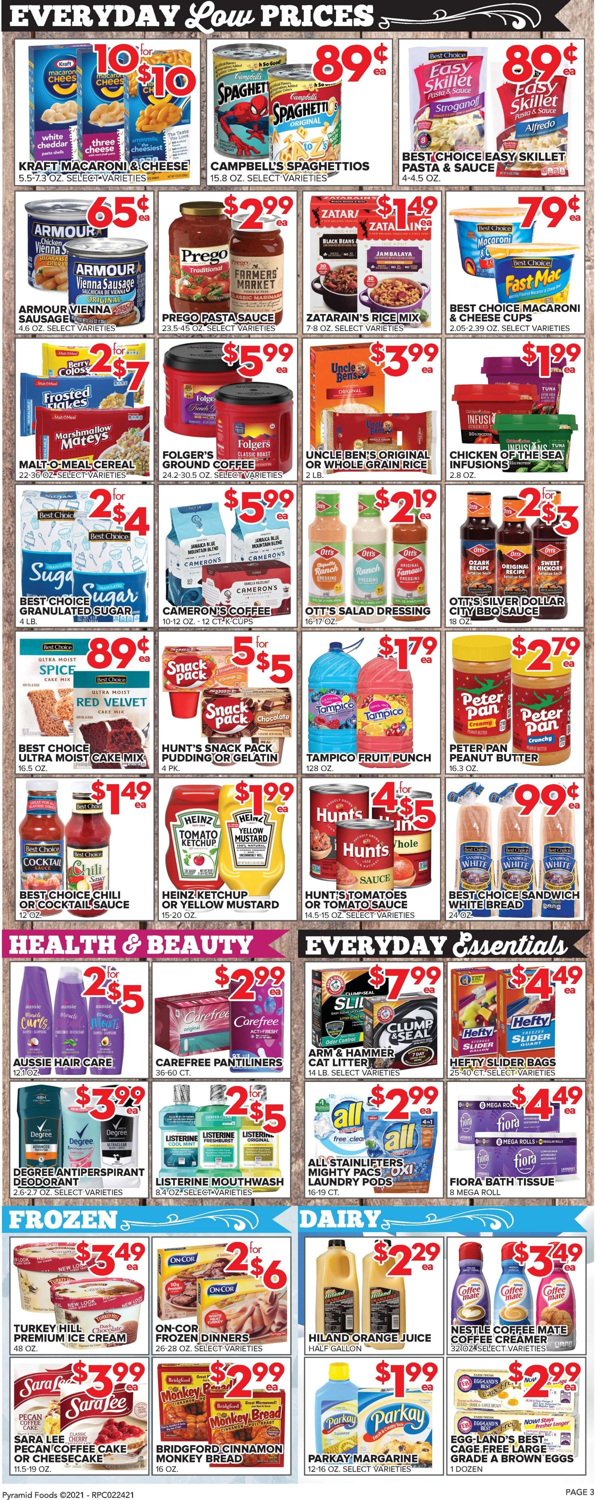 Price Cutter Weekly Ad Circular - valid 02/24-03/02/2021 (Page 3)