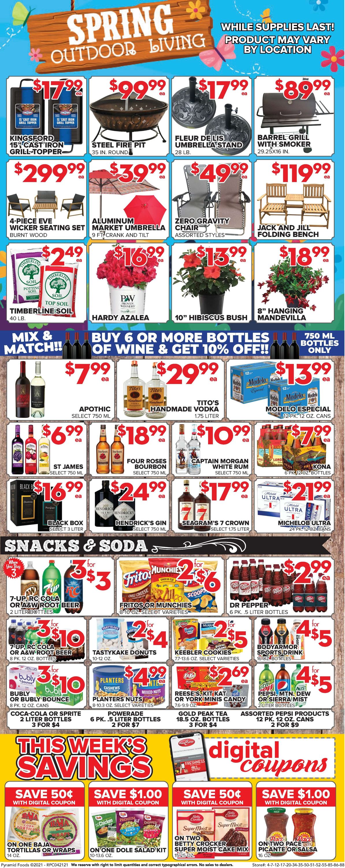 Price Cutter Weekly Ad Circular - valid 04/21-04/27/2021 (Page 4)