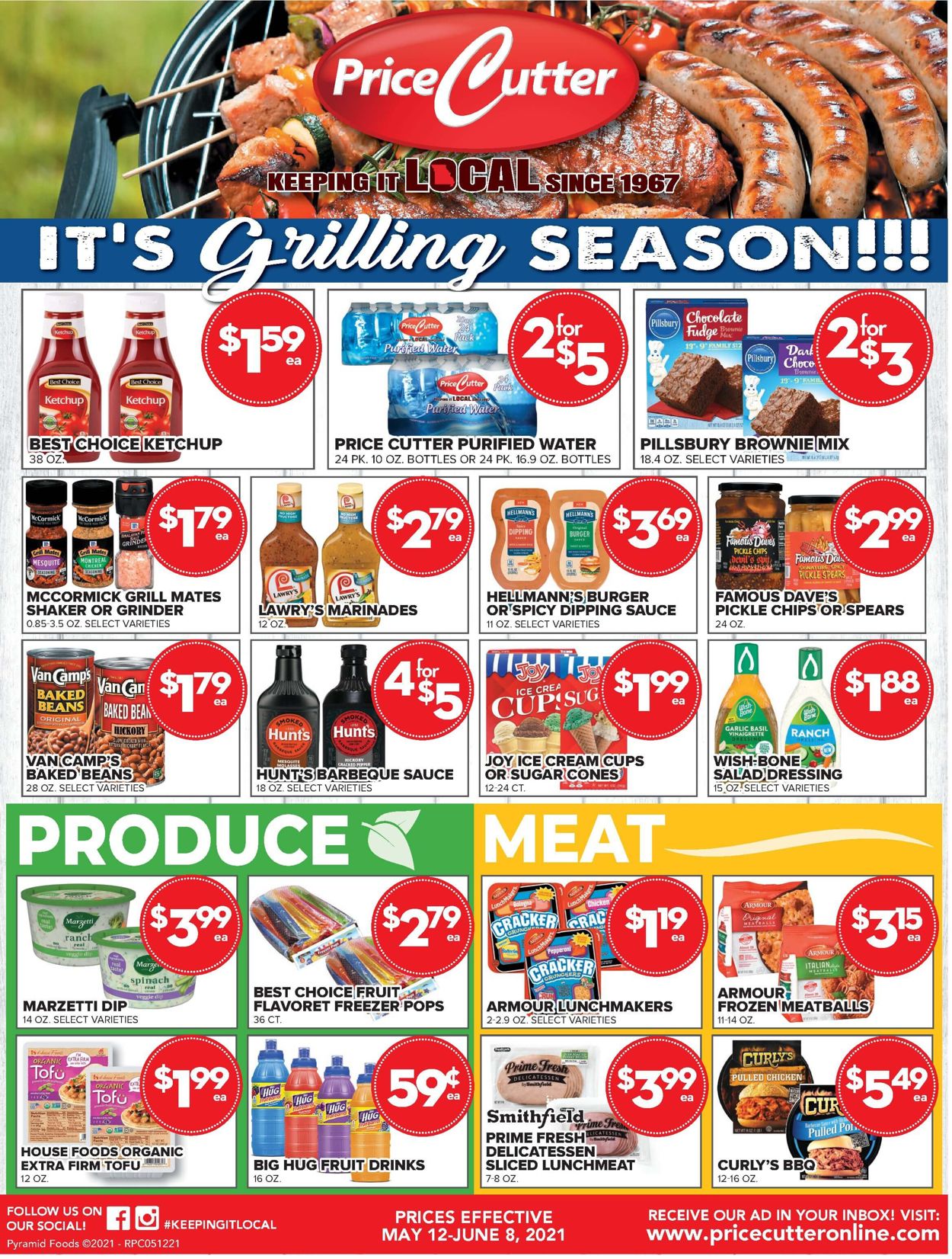 Price Cutter Weekly Ad Circular - valid 05/12-06/08/2021