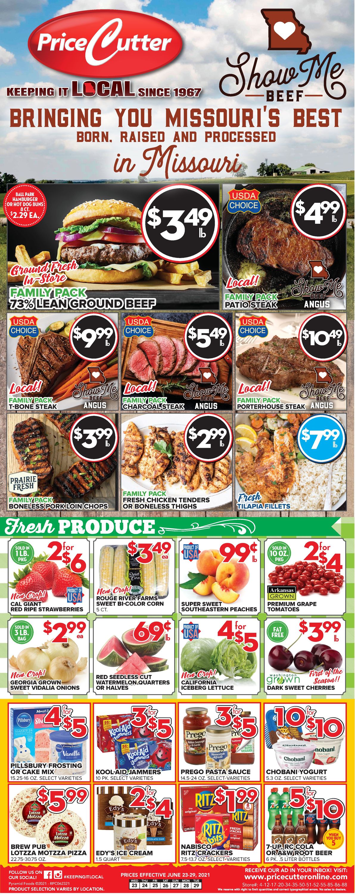 Price Cutter Weekly Ad Circular - valid 06/23-06/29/2021