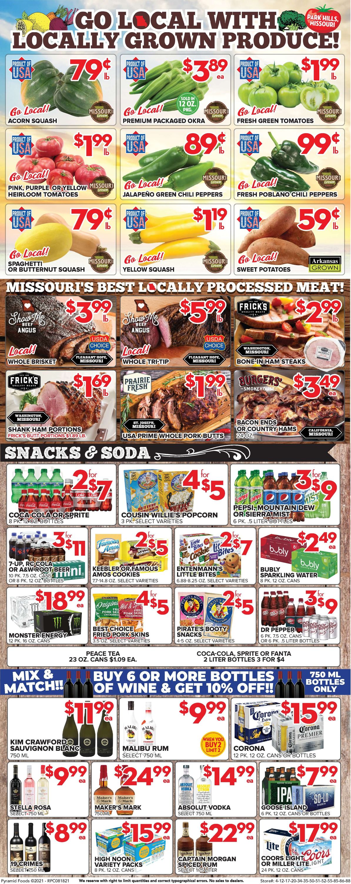 Price Cutter Weekly Ad Circular - valid 08/18-08/24/2021 (Page 4)