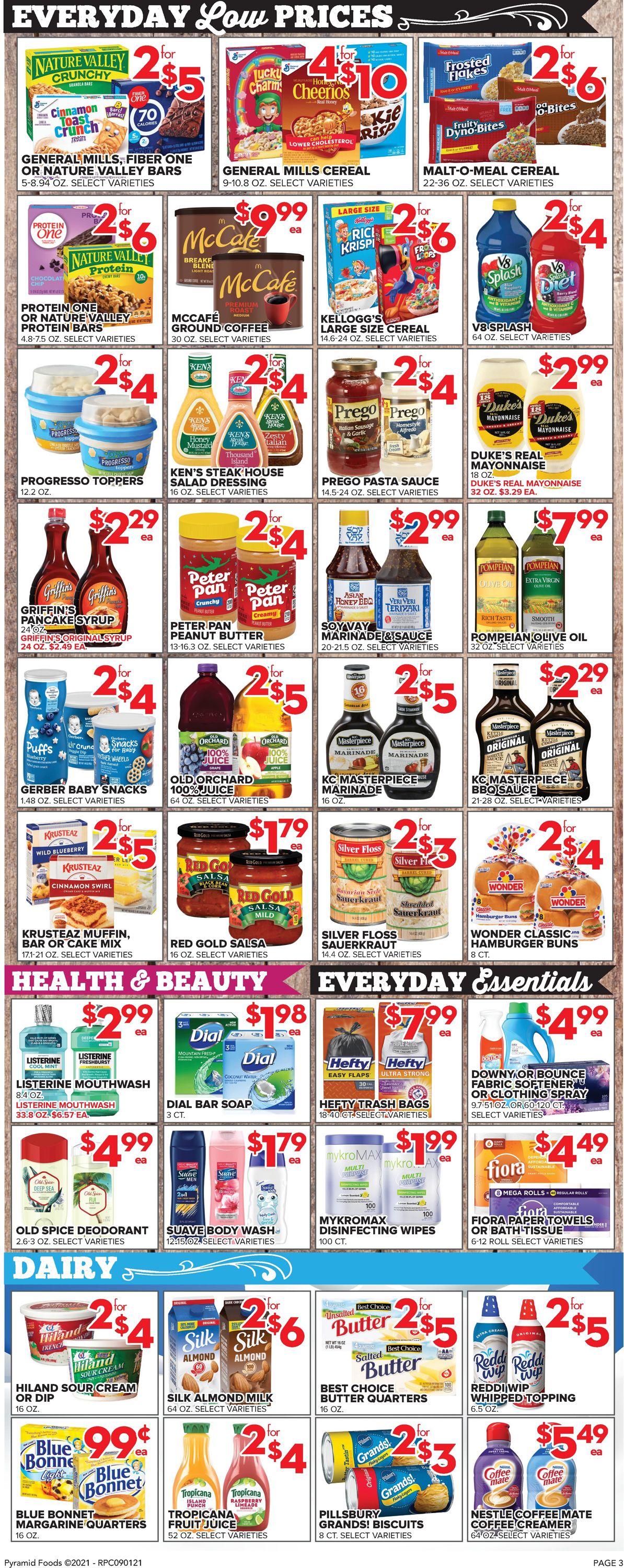 Price Cutter Weekly Ad Circular - valid 09/01-09/07/2021 (Page 3)