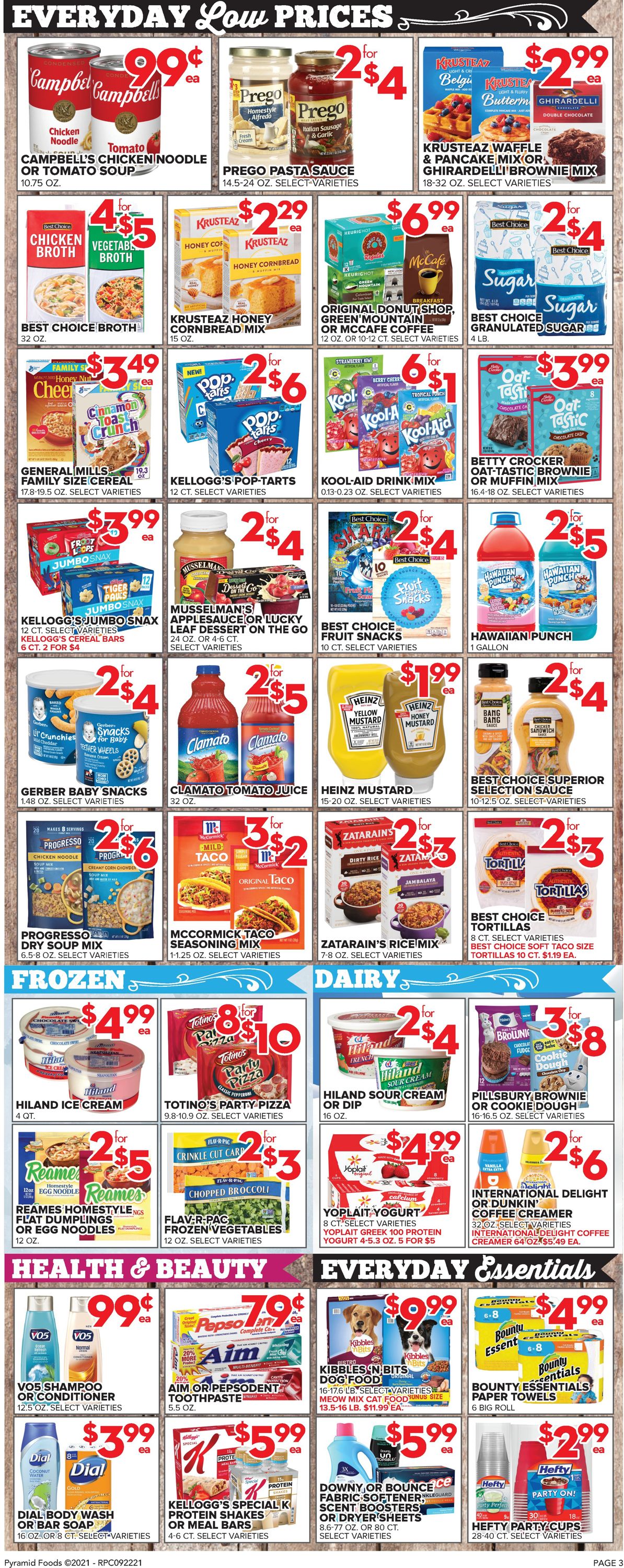 Price Cutter Weekly Ad Circular - valid 09/22-09/28/2021 (Page 3)