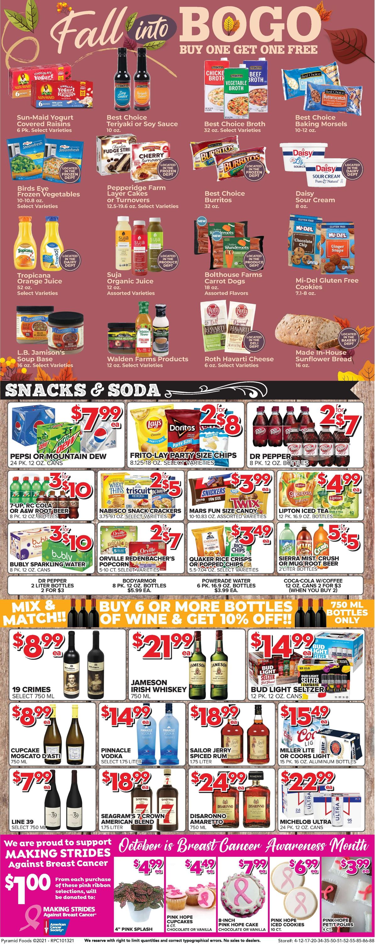 Price Cutter Weekly Ad Circular - valid 10/13-10/19/2021 (Page 4)