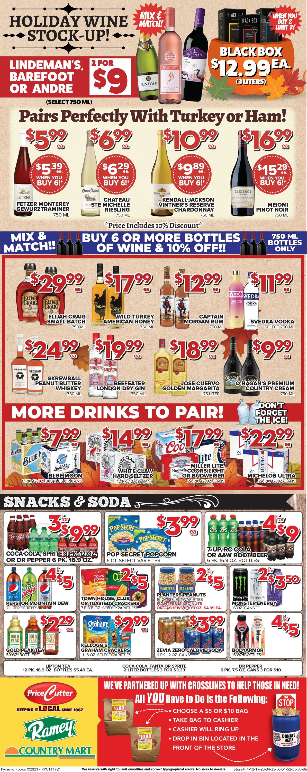 Price Cutter THANKSGIVING 2021 Weekly Ad Circular - valid 11/17-11/25/2021 (Page 4)
