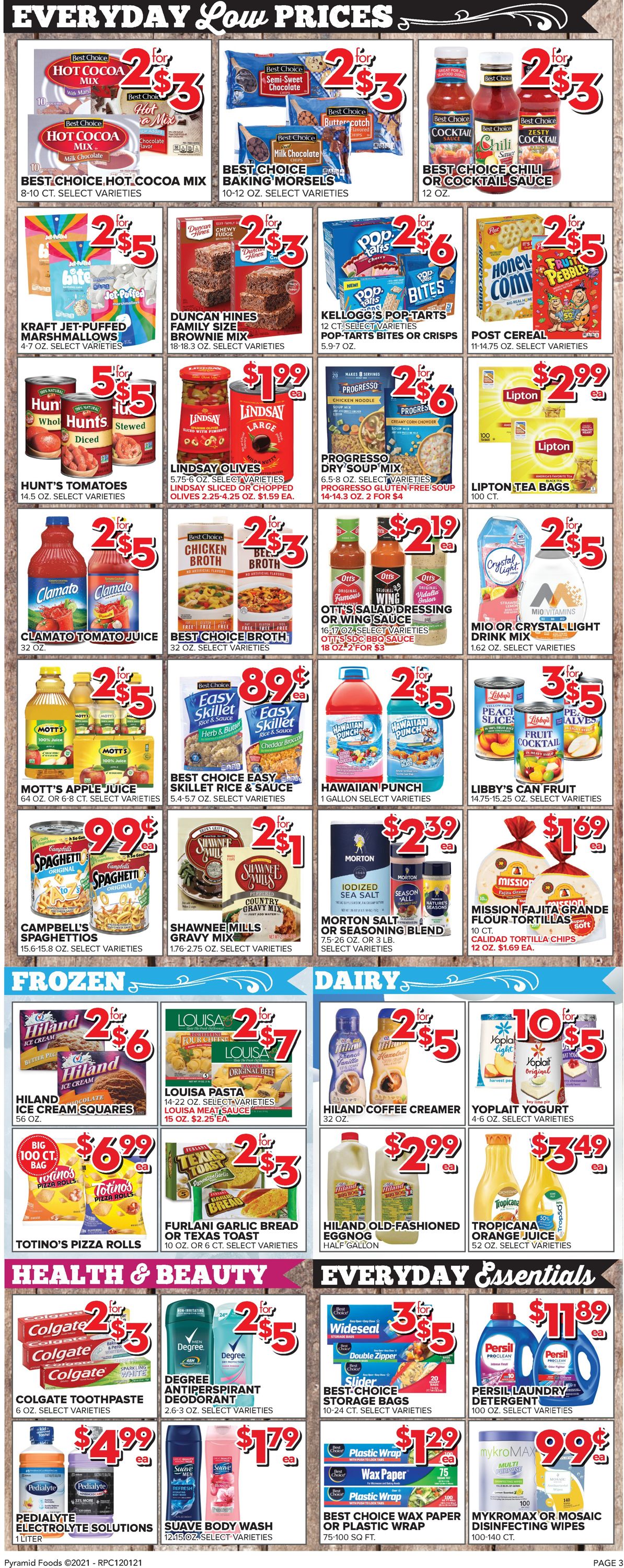 Price Cutter Weekly Ad Circular - valid 12/01-12/07/2021 (Page 3)