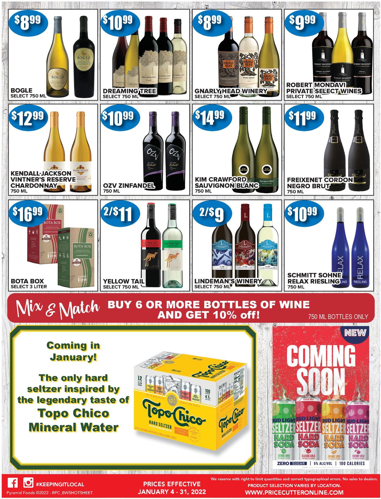Price Cutter Weekly Ad Circular - valid 01/04-01/31/2022 (Page 2)