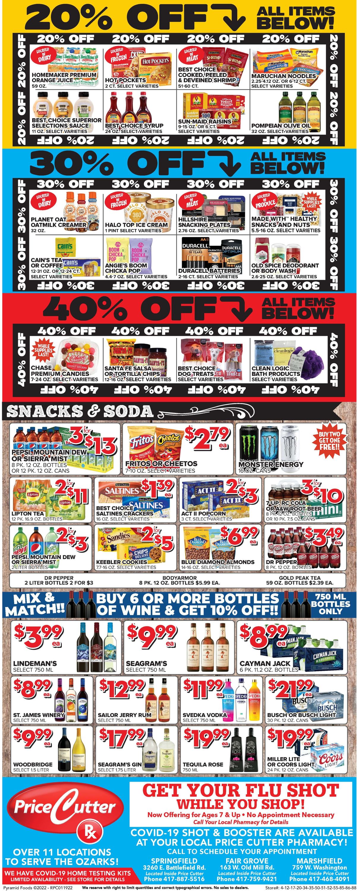 Price Cutter Weekly Ad Circular - valid 01/19-01/25/2022 (Page 4)