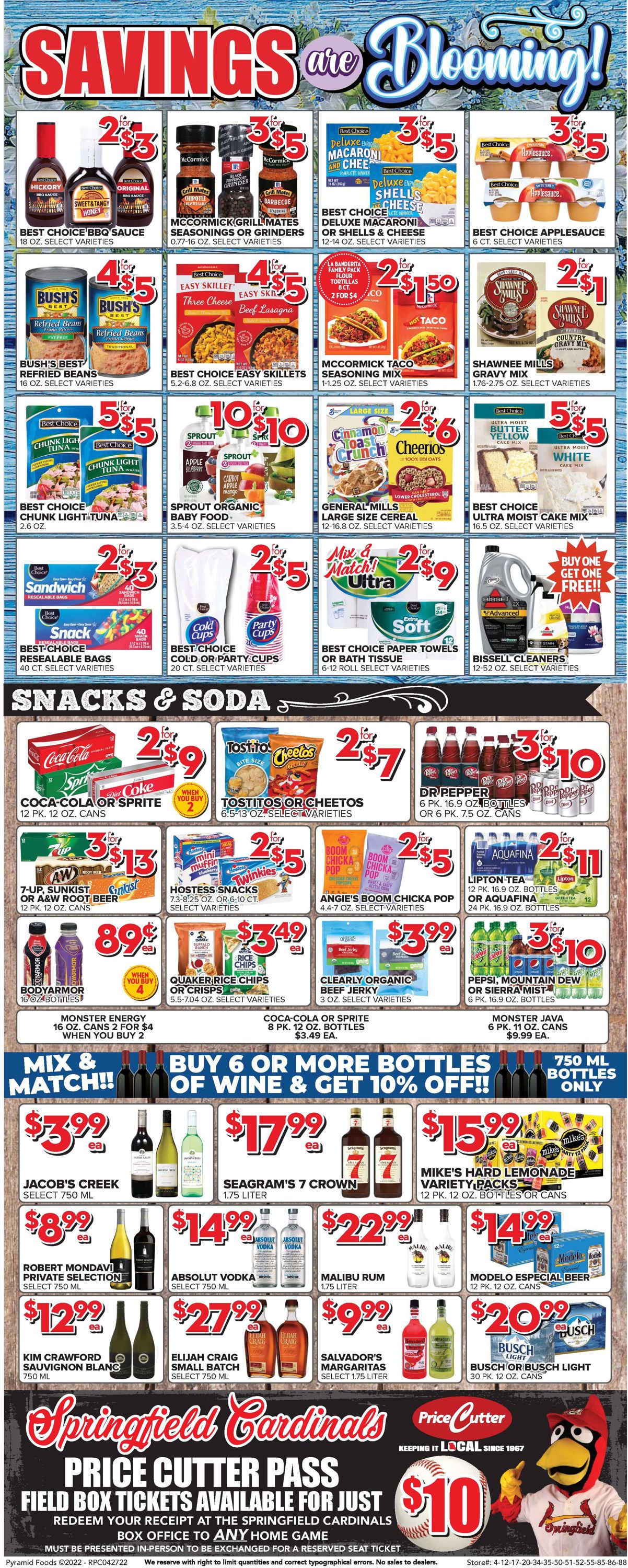 Price Cutter Weekly Ad Circular - valid 04/27-05/03/2022 (Page 4)