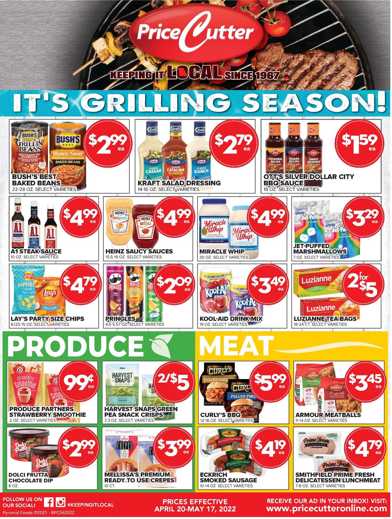Price Cutter Weekly Ad Circular - valid 04/19-05/17/2022