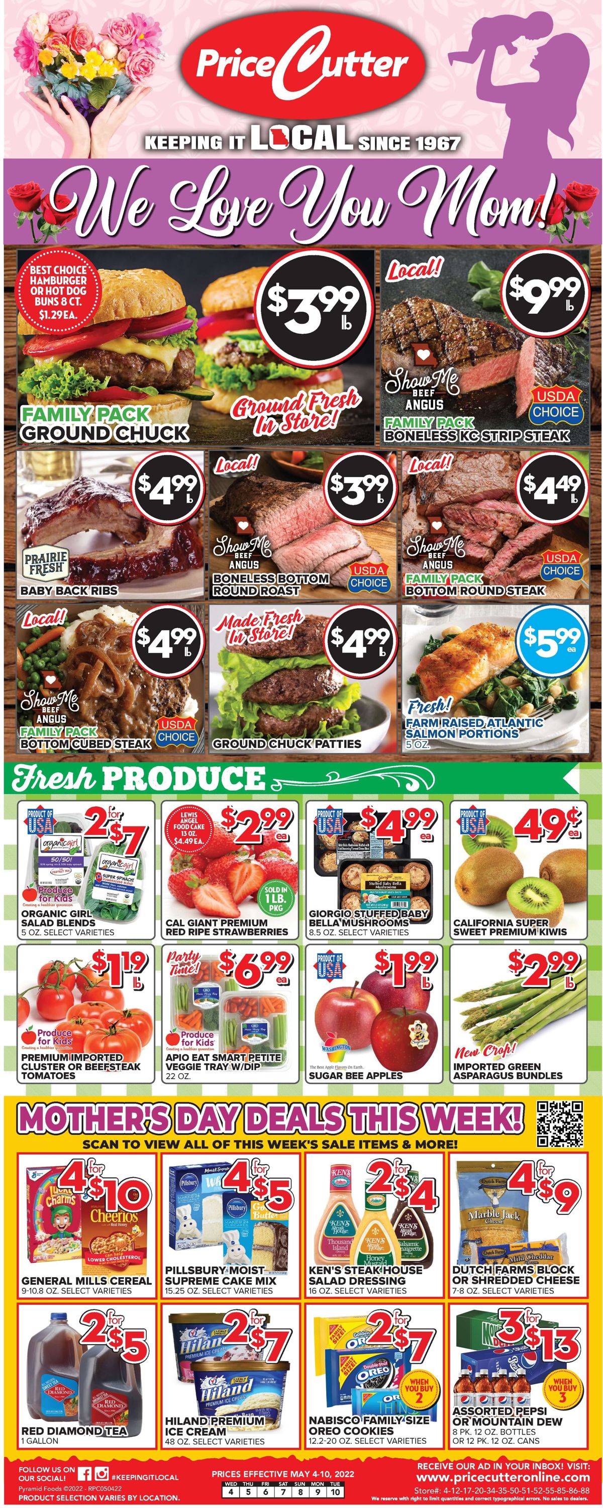 Price Cutter Weekly Ad Circular - valid 05/04-05/10/2022