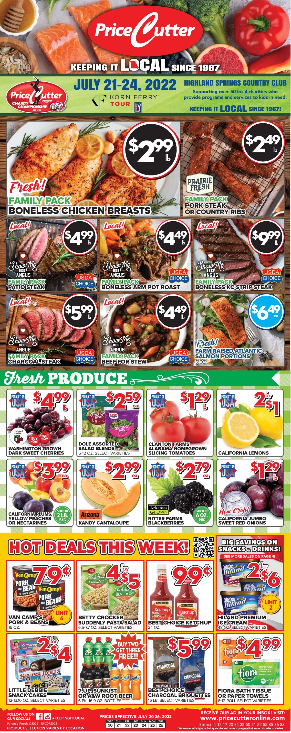 Price Cutter Weekly Ad Circular - valid 07/20-07/26/2022