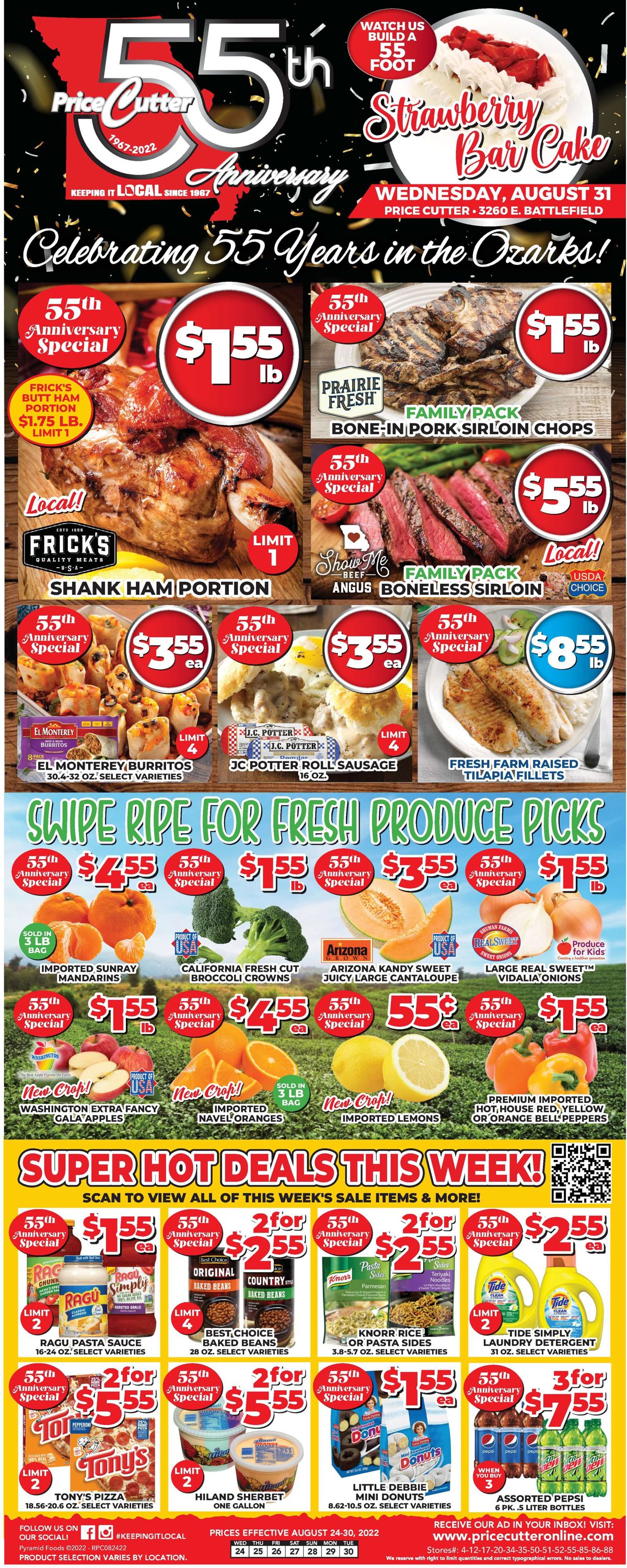 Price Cutter Weekly Ad Circular - valid 08/24-08/30/2022