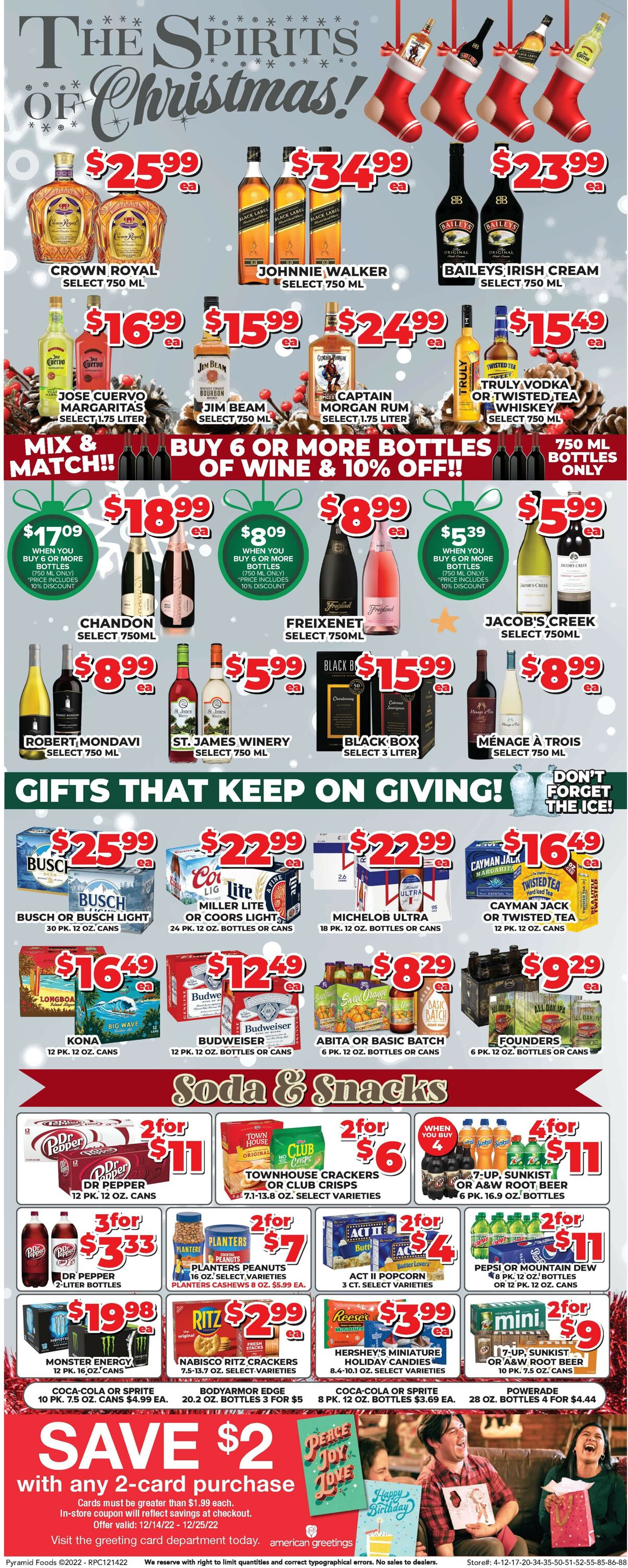 Price Cutter Weekly Ad Circular - valid 12/14-12/20/2022 (Page 6)