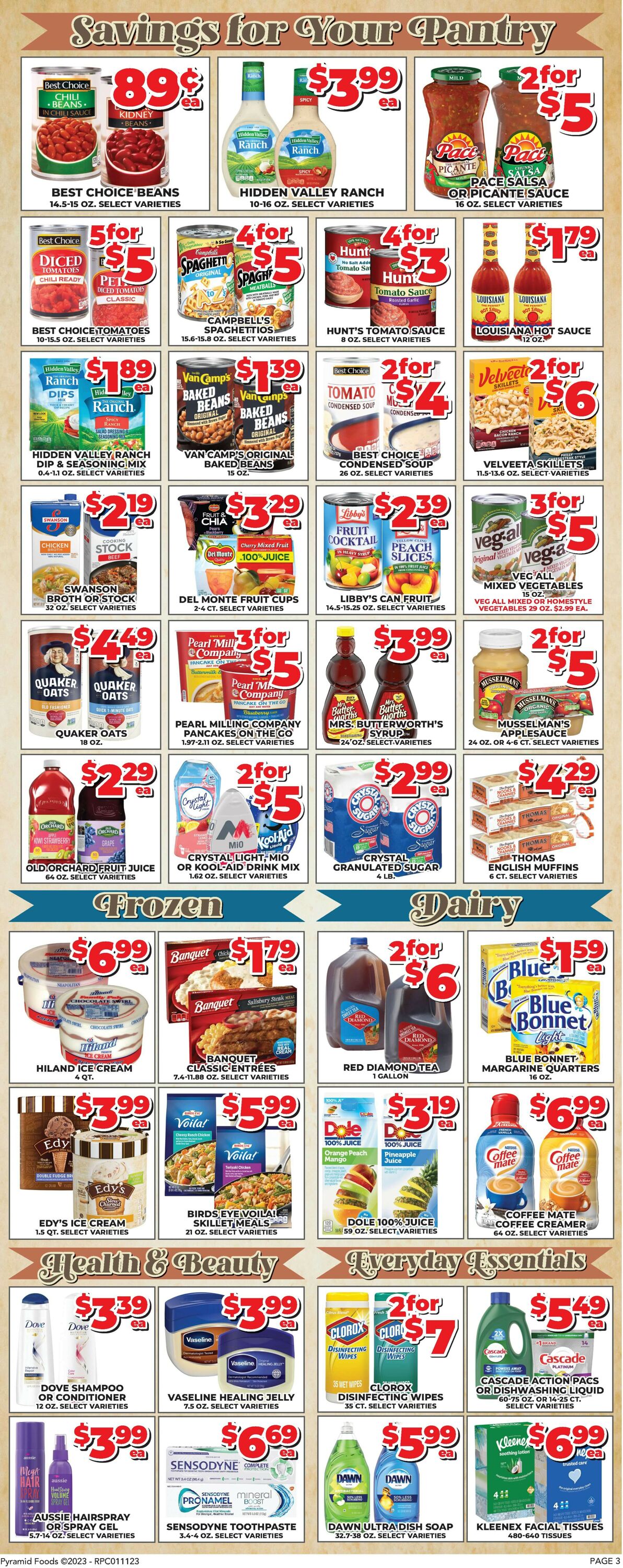 Price Cutter Weekly Ad Circular - valid 01/11-01/17/2023 (Page 3)