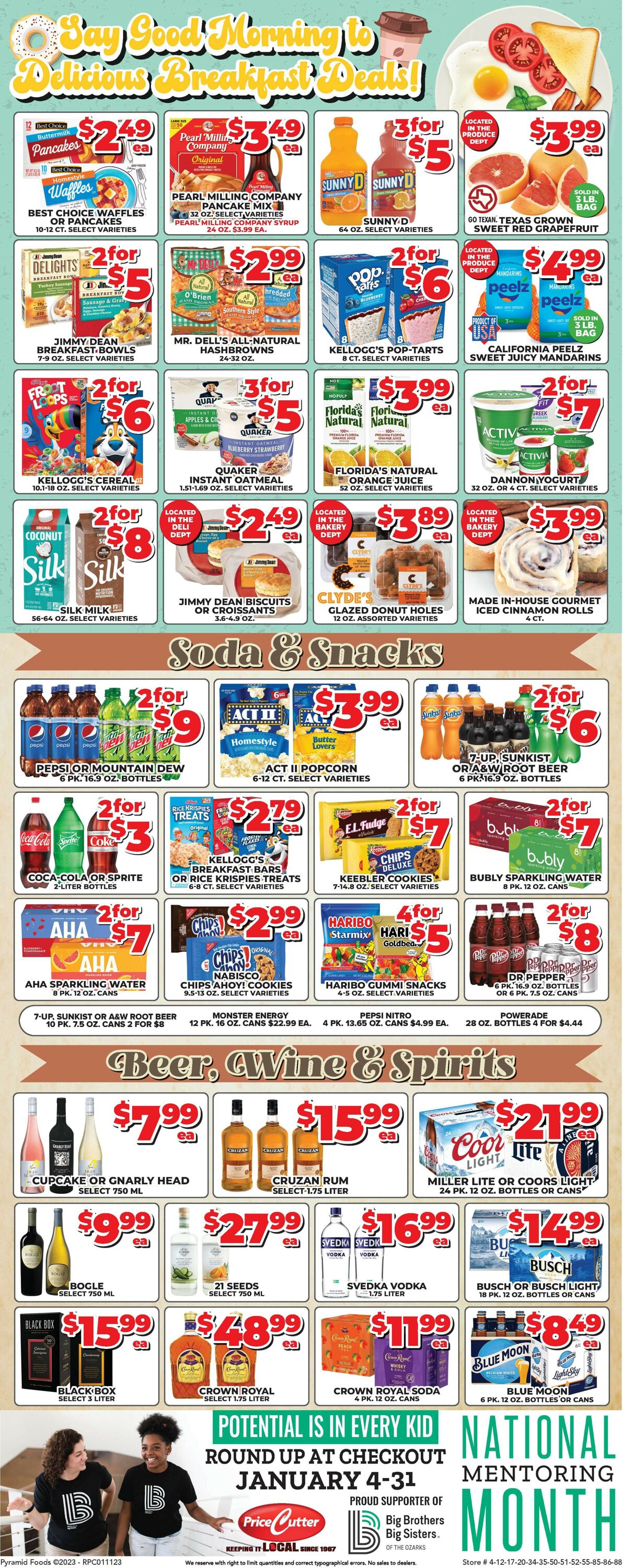 Price Cutter Weekly Ad Circular - valid 01/11-01/17/2023 (Page 4)