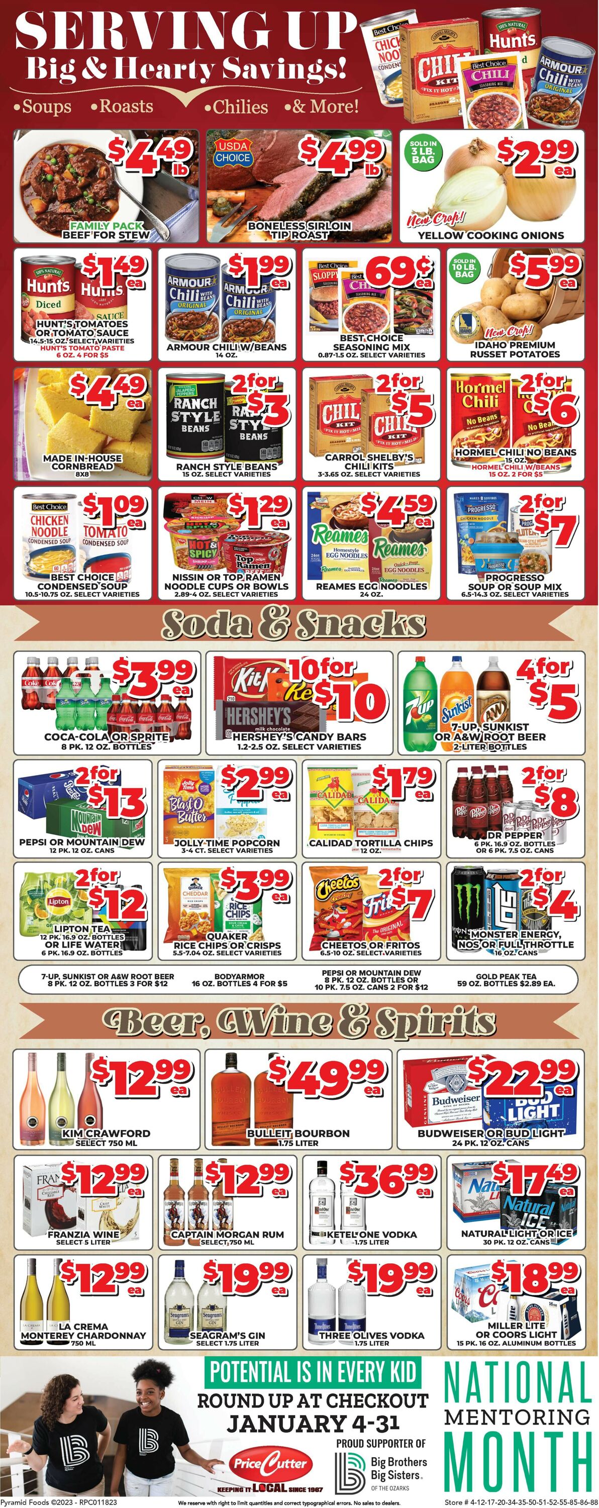 Price Cutter Weekly Ad Circular - valid 01/18-01/24/2023 (Page 4)