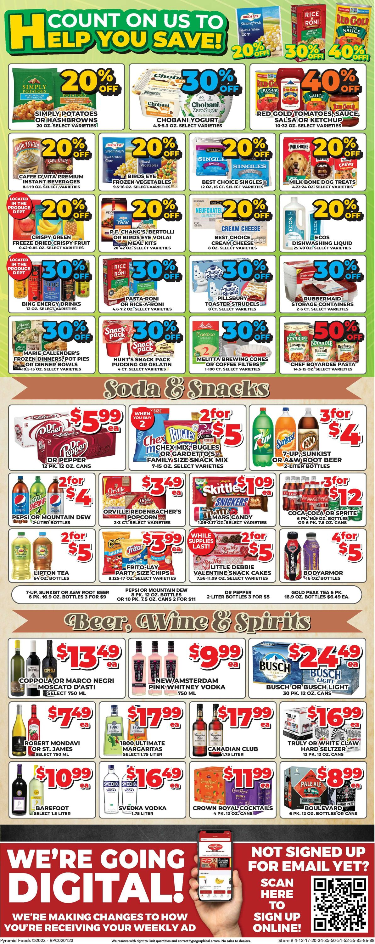 Price Cutter Weekly Ad Circular - valid 02/01-02/07/2023 (Page 4)