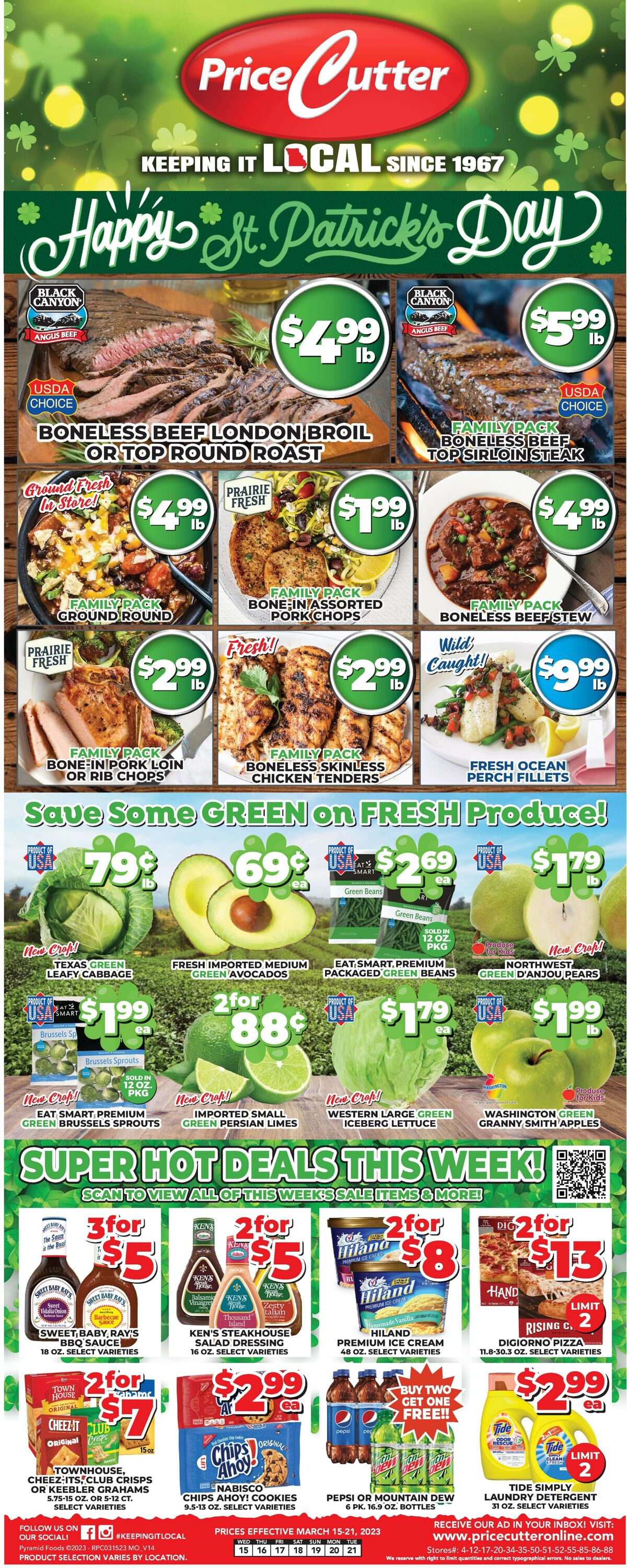 Price Cutter Weekly Ad Circular - valid 03/15-03/21/2023