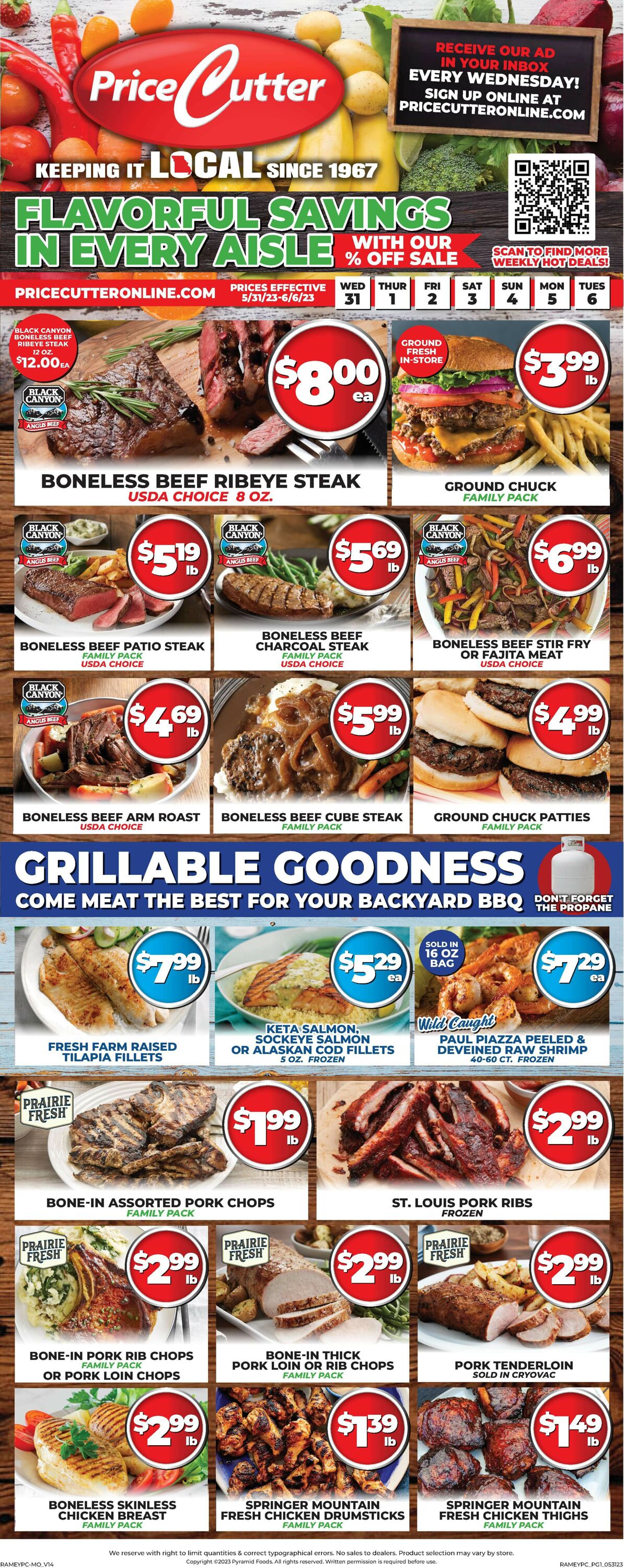 Price Cutter Weekly Ad Circular - valid 05/31-06/06/2023