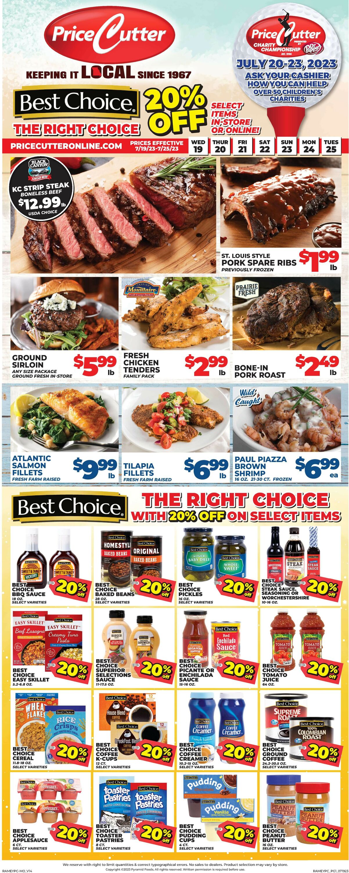 Price Cutter Weekly Ad Circular - valid 07/19-07/25/2023