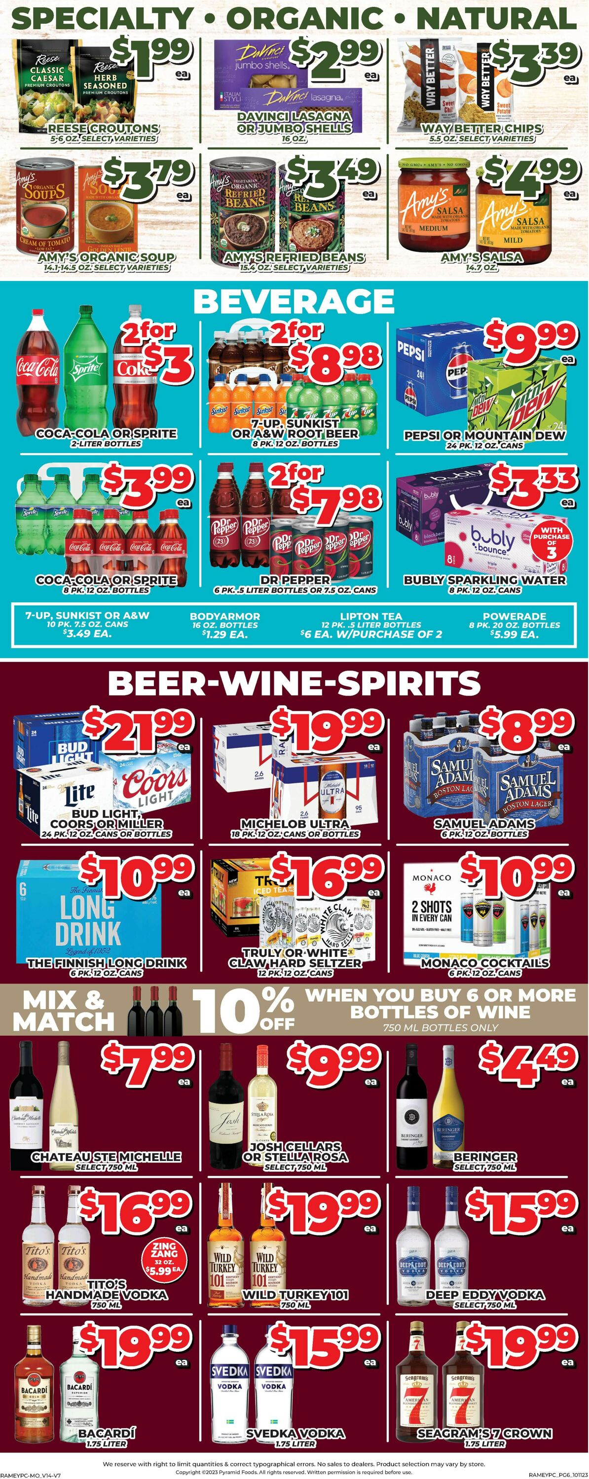 Price Cutter Weekly Ad Circular - valid 10/11-10/17/2023 (Page 6)
